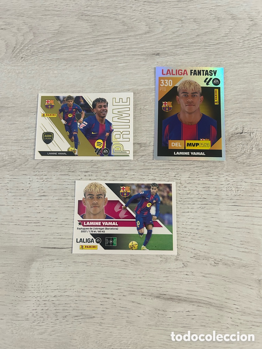 Cromos de f&uacute;tbol: Pack Lote Lamine Yamal Liga Este 2026/27 26-27 Panini