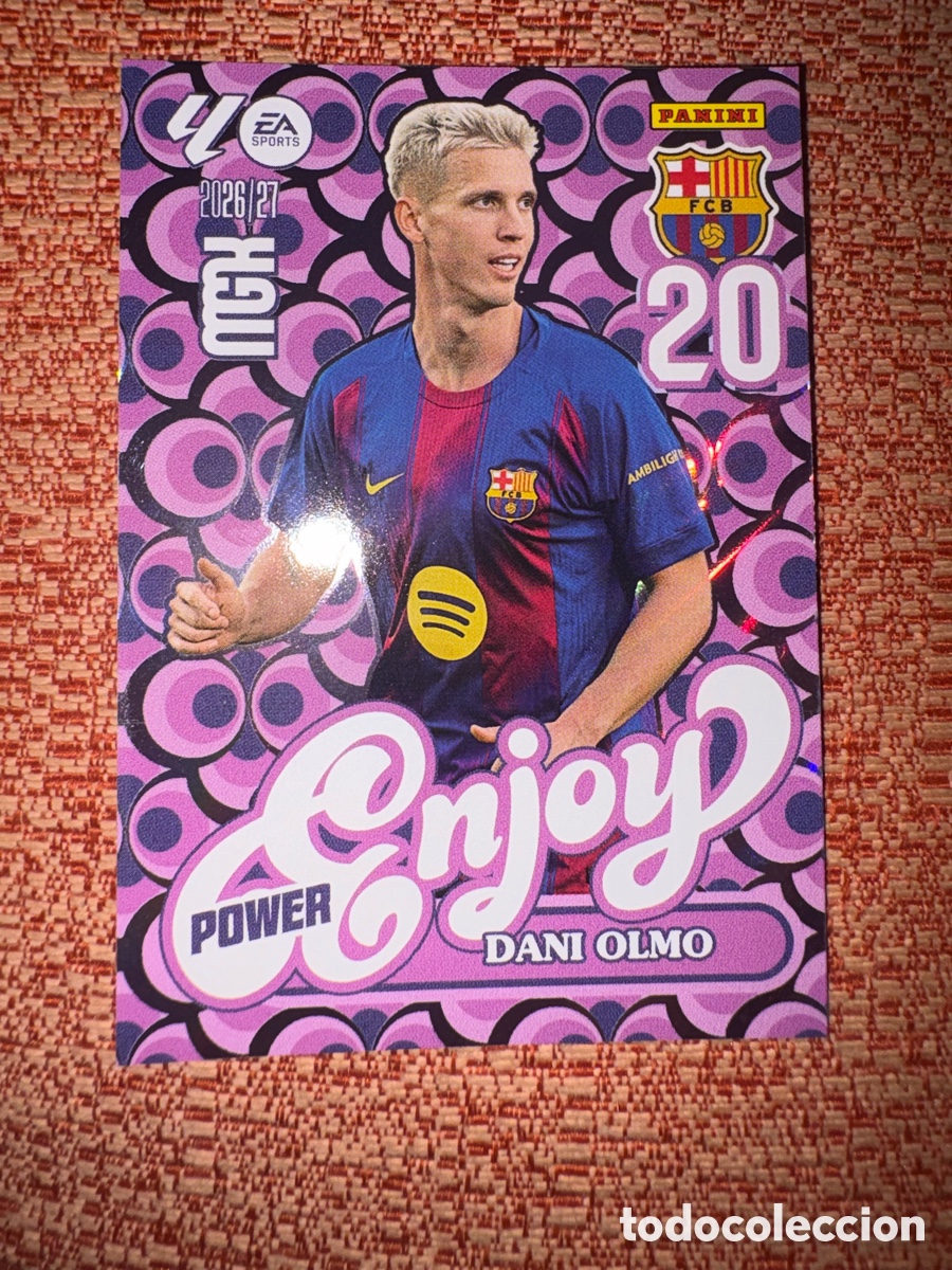 Cromos de f&uacute;tbol: Dani olmo enjoy megacrack 2026-2027 26-27