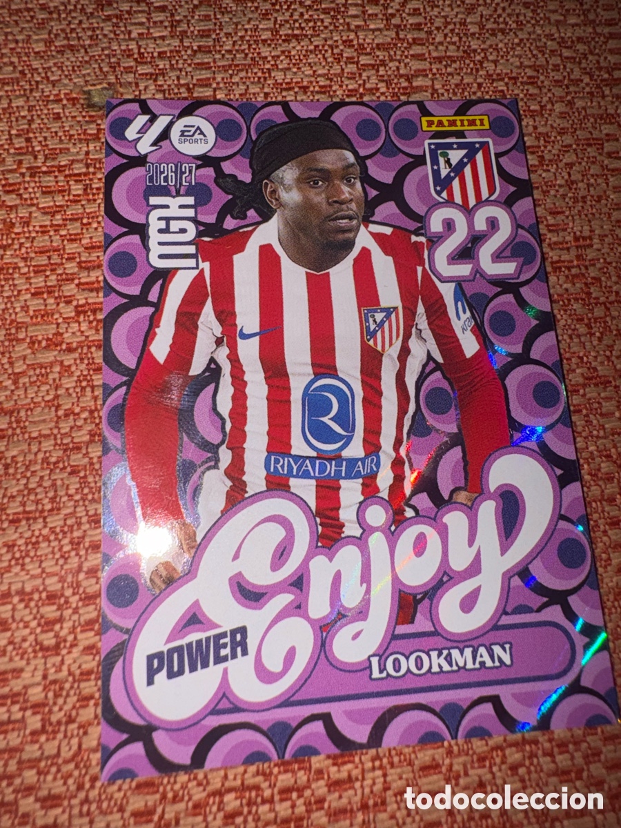 Cromos de f&uacute;tbol: Lookman enjoy megacrack 2026-2027 26-27