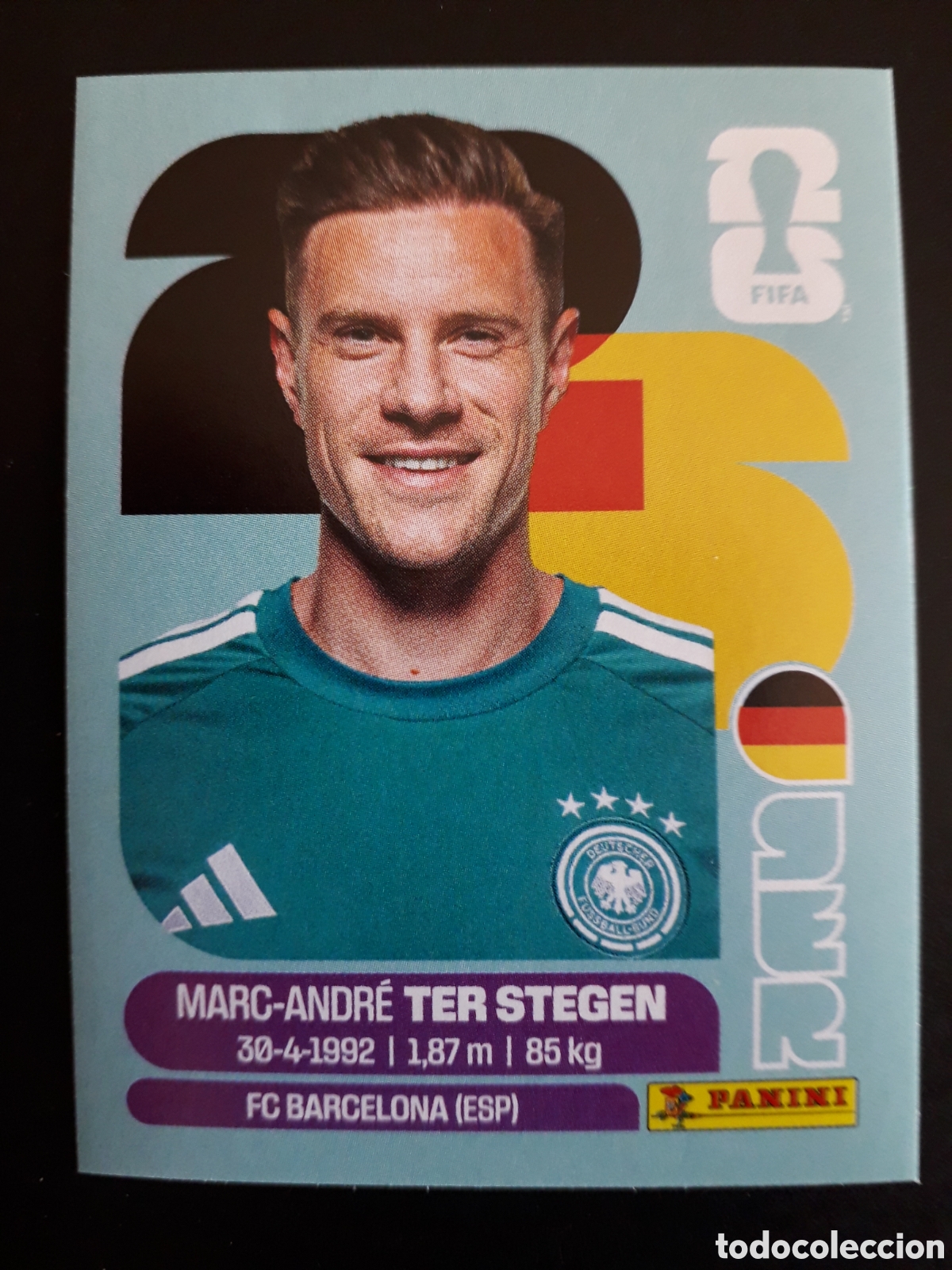 Cromos de f&uacute;tbol: TER STEGEN ALEMANIA GER 2 MUNDIAL F&Uacute;TBOL 2026 FIFA WORLD CUP PANINI SIN PEGAR PEDIDO M&Iacute;NIMO 3&euro;