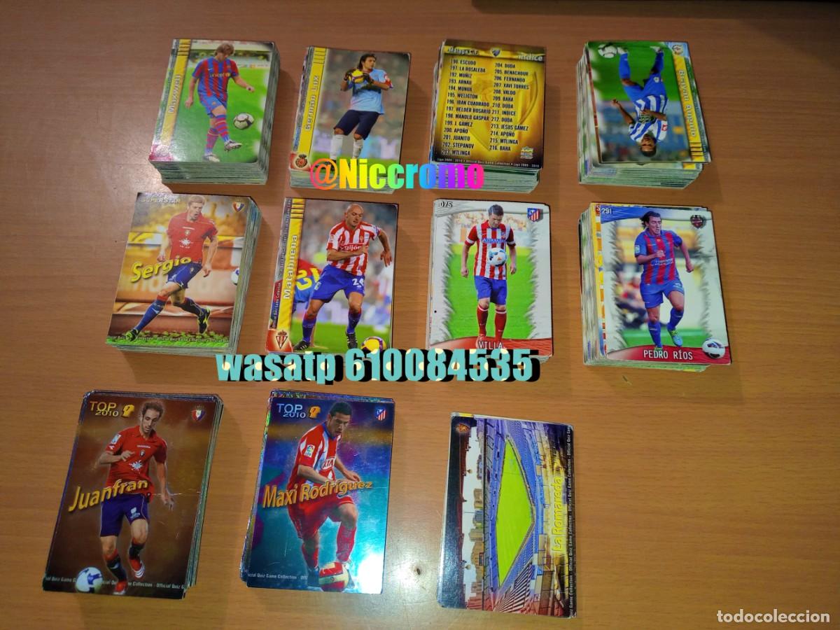 Cromos de f&uacute;tbol: 1570 tarjetas de futbol adrenalyn 16 17 18 mundicromo 09 10 leer info