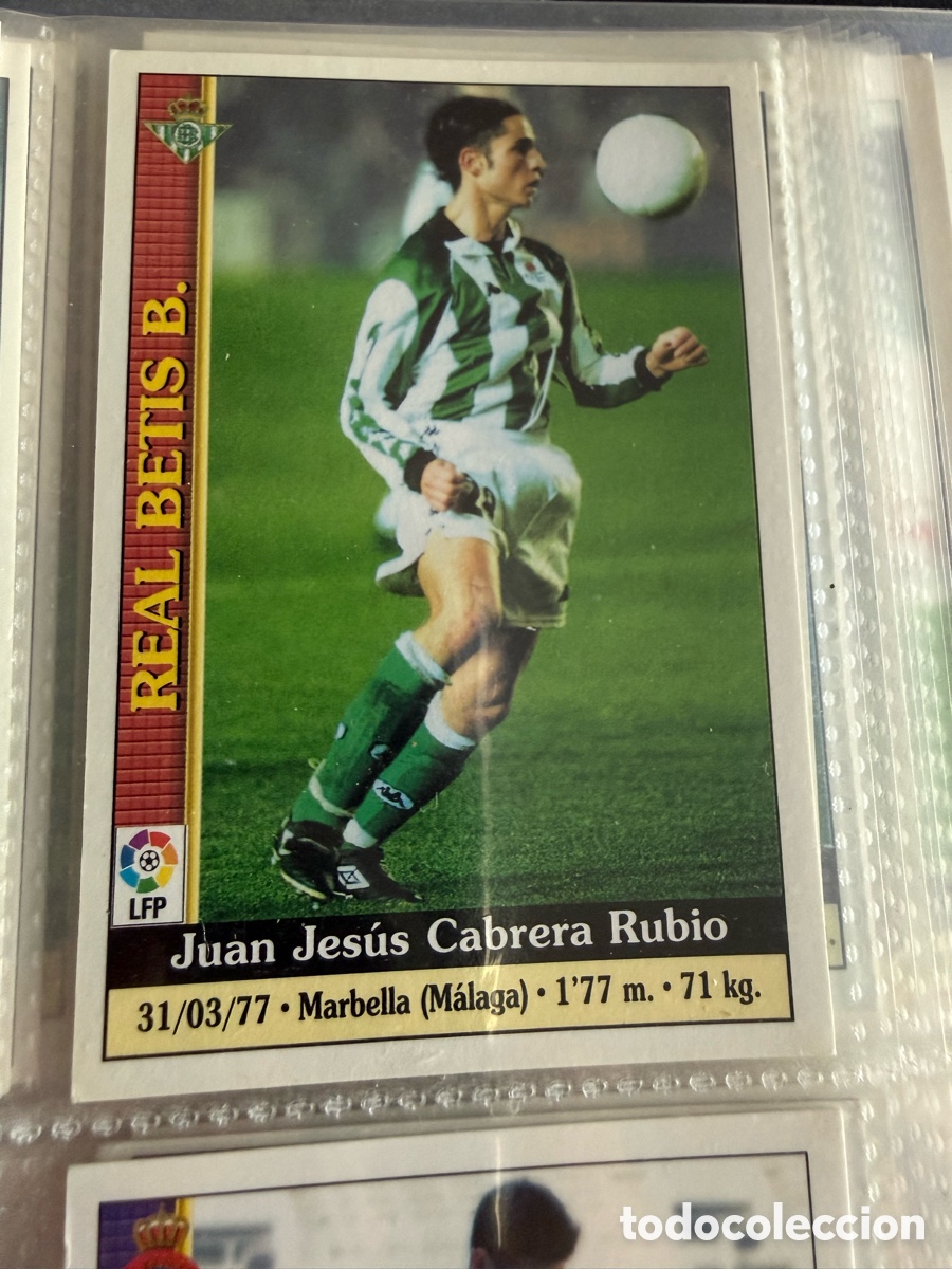 Cromos de f&uacute;tbol: MUNDICROMO 2000. n 453. JUAN JES&Uacute;S. UH