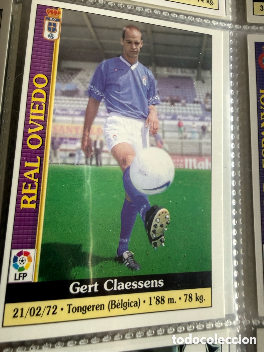 Cromos de f&uacute;tbol: MUNDICROMO 2000. N 455. CLAESSENS. UH