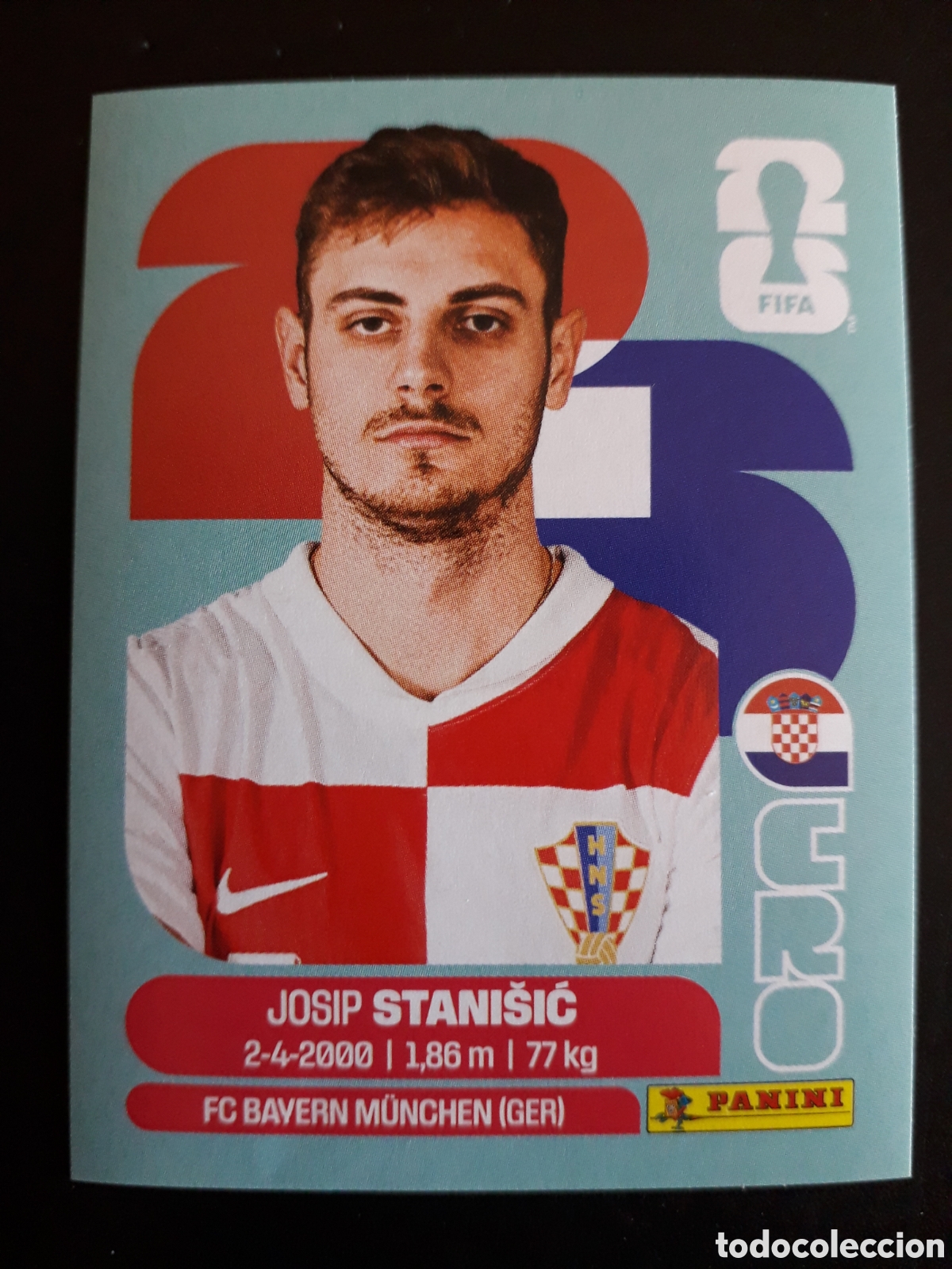Cromos de f&uacute;tbol: STANI&Scaron;IĆ CROACIA CRO 5 MUNDIAL F&Uacute;TBOL 2026 FIFA WORLD CUP PANINI SIN PEGAR PEDIDO M&Iacute;NIMO 3&euro;