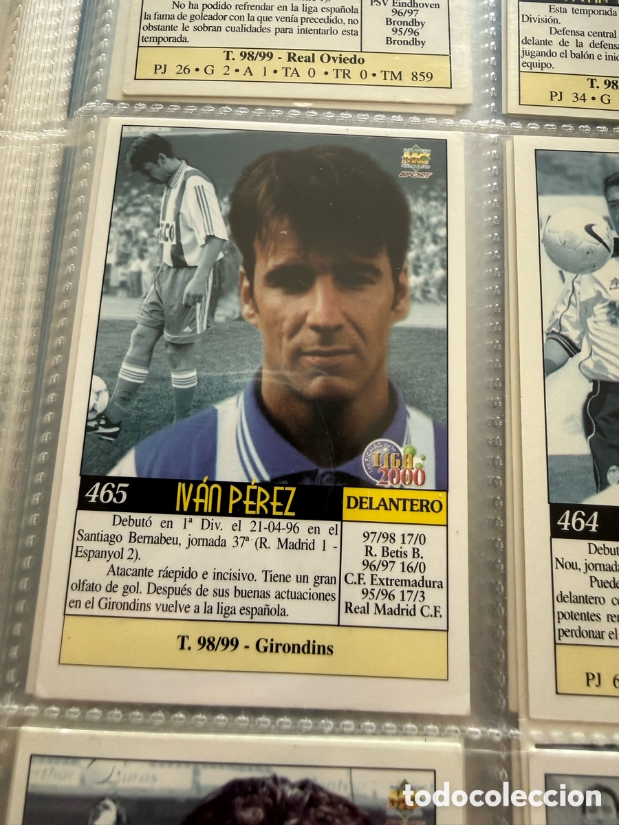 Cromos de f&uacute;tbol: MUNDICROMO 2000. n 465. IV&Aacute;N P&Eacute;REZ. UH