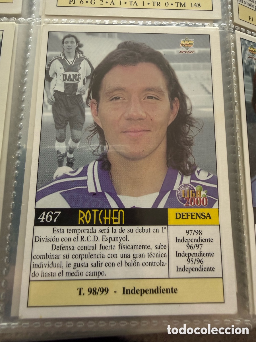 Cromos de f&uacute;tbol: MUNDICROMO 2000. n 467. ROTCHEN. UH