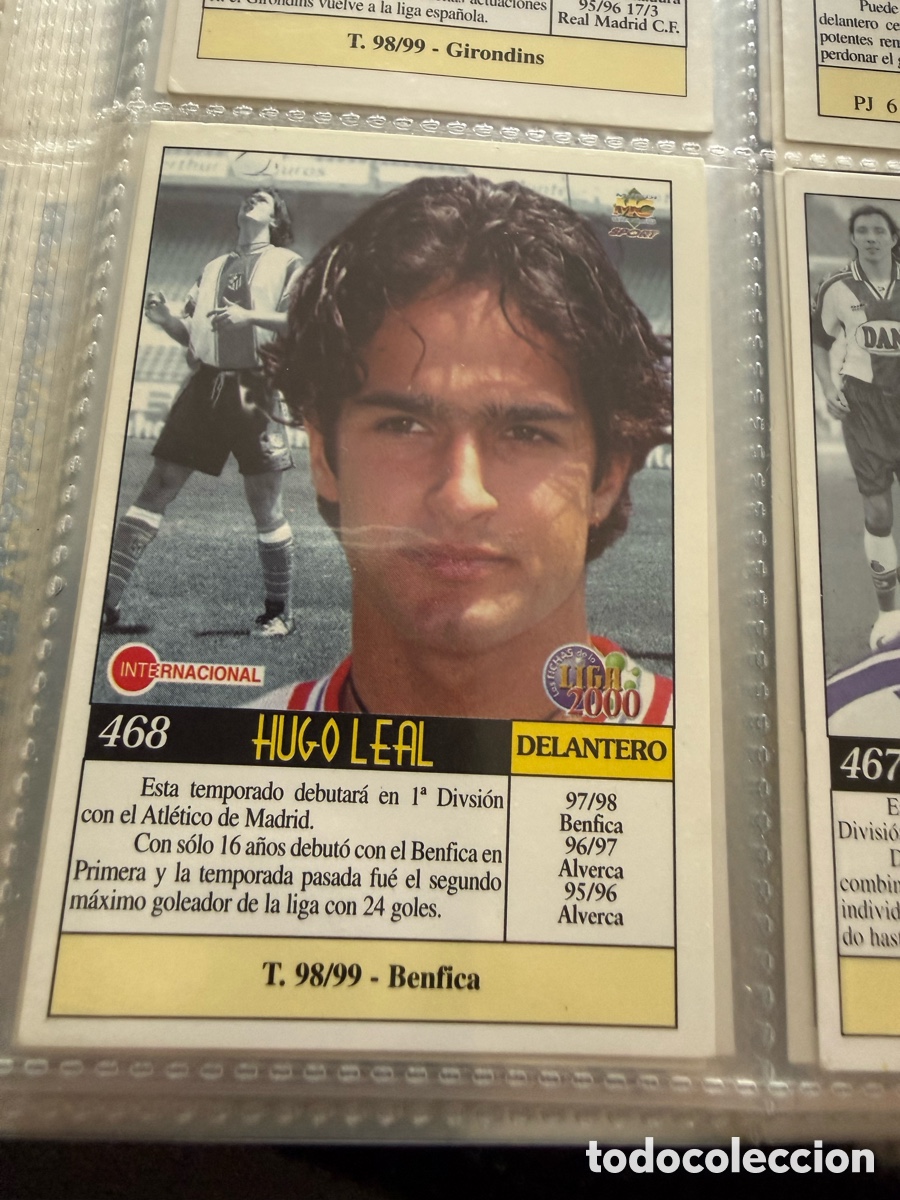Cromos de f&uacute;tbol: MUNDICROMO 2000. n 468. HUGO LEAL. UH