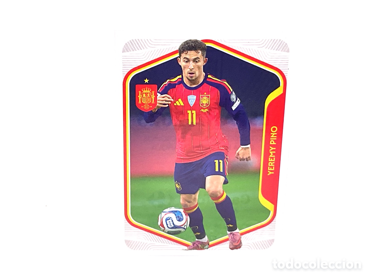 Figurine di Calcio: N&ordm; 58 . YEREMI PINO . COLECCI&Oacute;N CARREFOUR MUNDIAL 2026. PANINI.