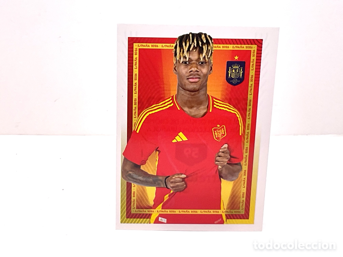 Football Stickers: N&ordm; 59 . NICO WILLIAMS . COLECCI&Oacute;N CARREFOUR MUNDIAL 2026. PANINI.