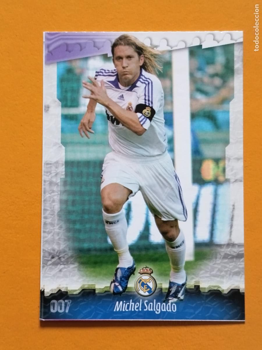 Cromos de f&uacute;tbol: 7 MICHEL SALGADO. REAL MADRID. LAS FICHAS DE LA LIGA 2009. MUNDICROMO