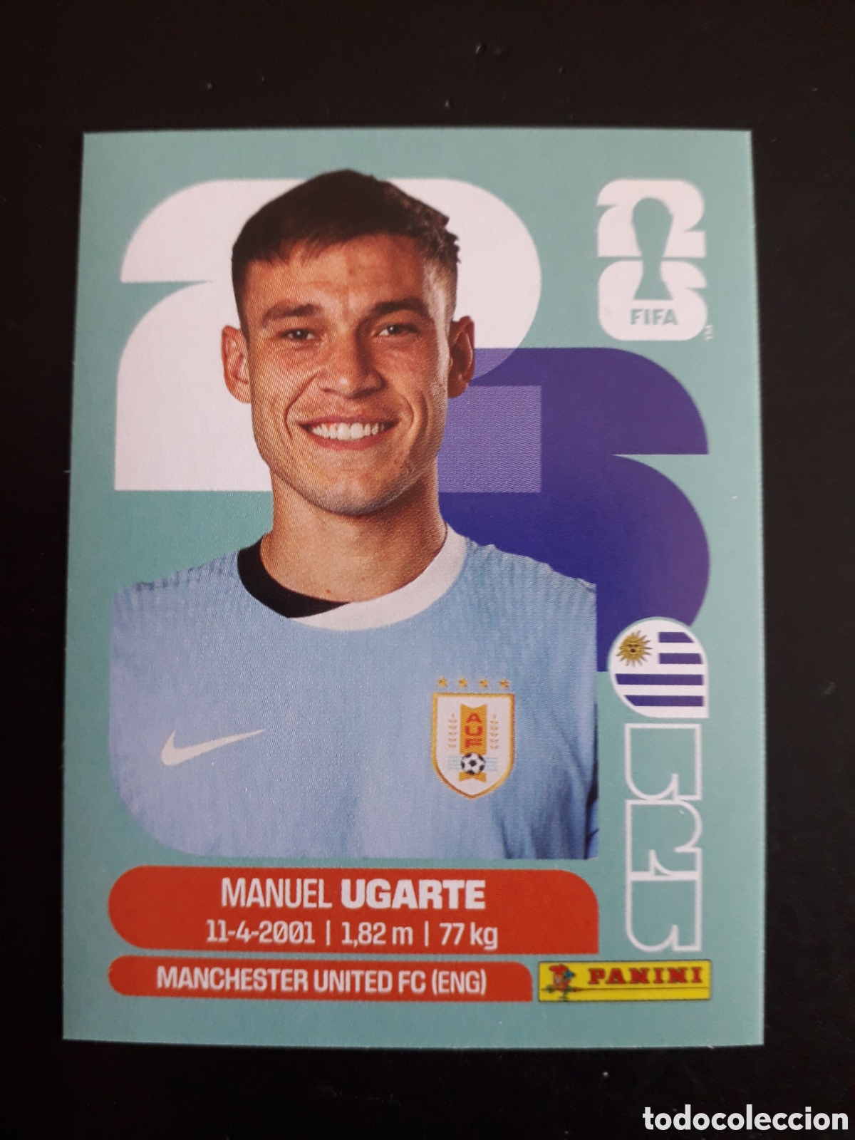 Cromos de f&uacute;tbol: UGARTE URUGUAY URU 14 MUNDIAL F&Uacute;TBOL 2026 FIFA WORLD CUP PANINI SIN PEGAR PEDIDO M&Iacute;NIMO 3&euro;