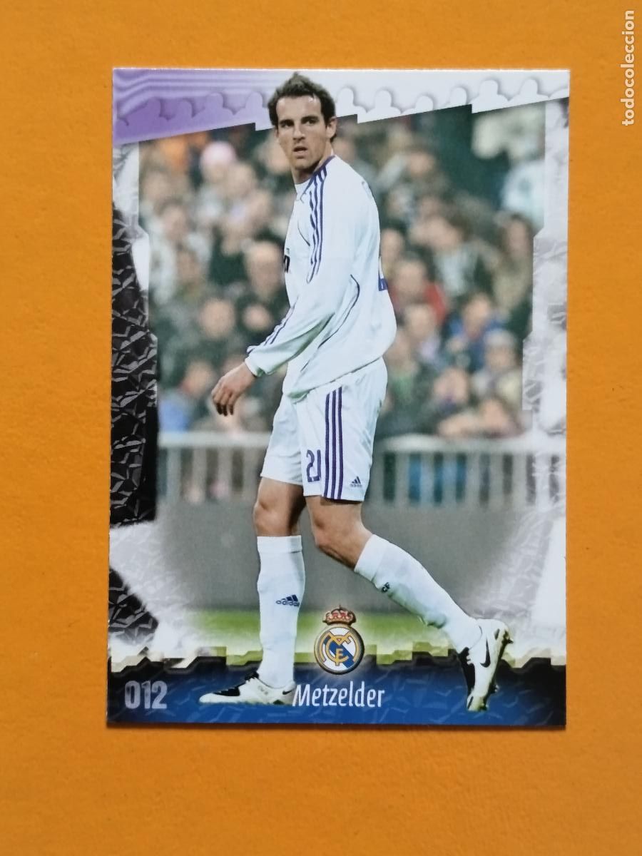 Cromos de f&uacute;tbol: 12 METZELDER. REAL MADRID. LAS FICHAS DE LA LIGA 2009. MUNDICROMO