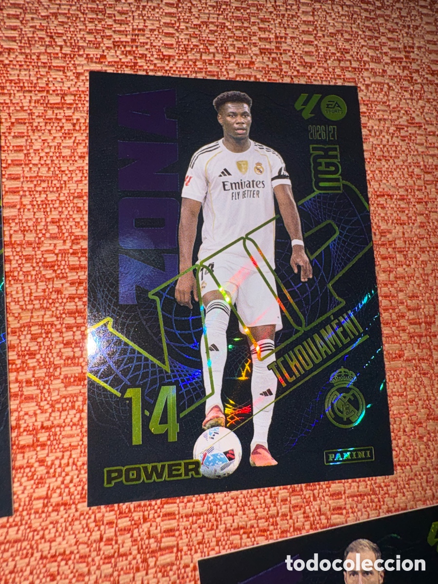 Cromos de f&uacute;tbol: Tchouameni real madrid Zona VIP Megacracks 26/27