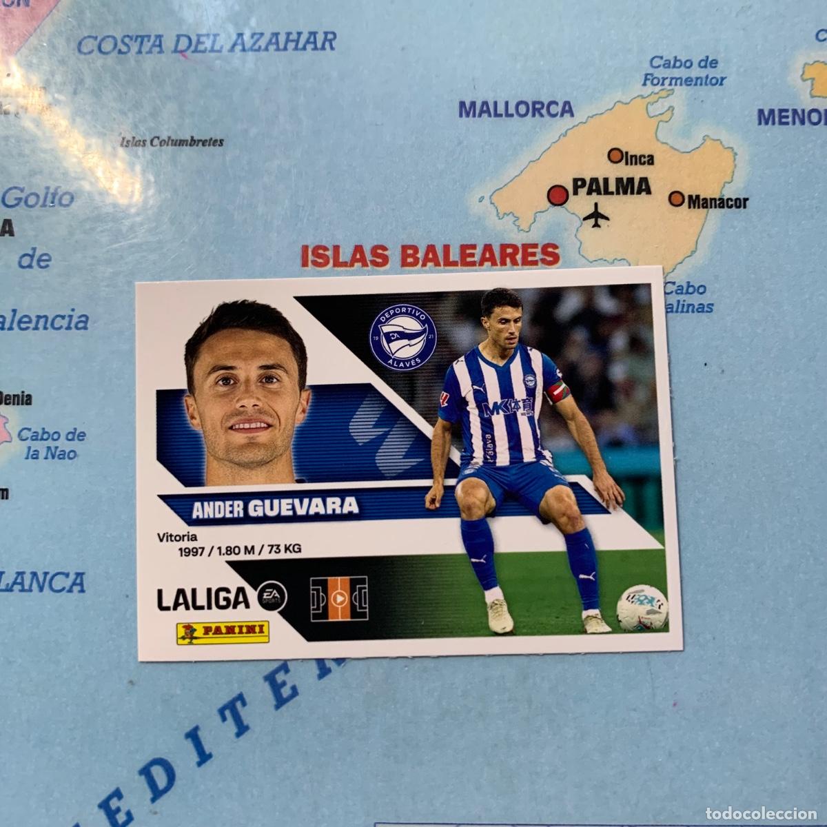 Cromos de f&uacute;tbol: Guevara n&uacute;mero 13 del Alav&eacute;s cromo liga este 26-27 2026-2027