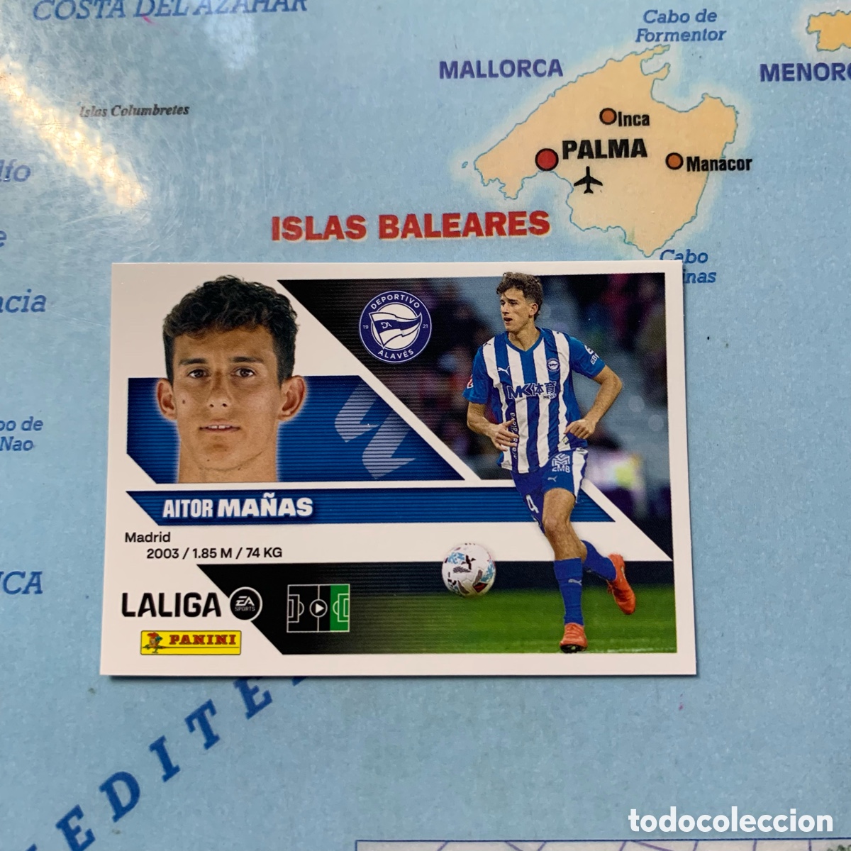 Cromos de f&uacute;tbol: Ma&ntilde;as n&uacute;mero 18B del Alav&eacute;s cromo liga este 26-27 2026-2027
