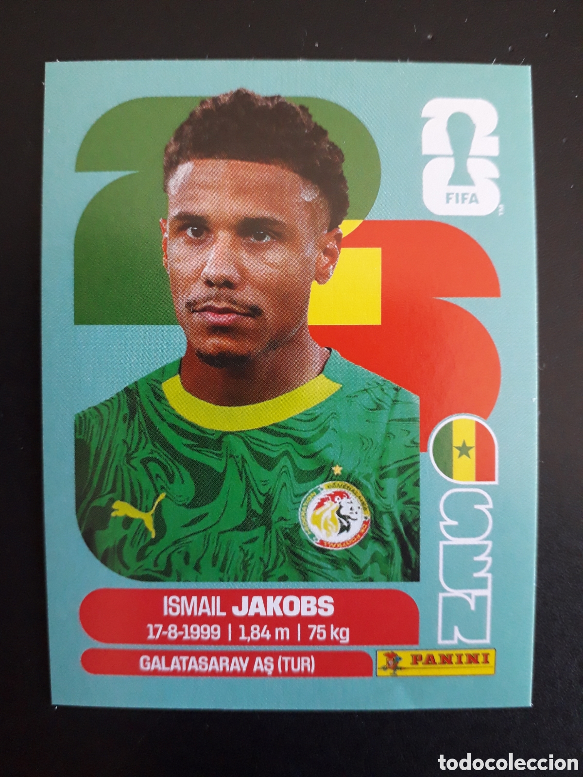 Cromos de f&uacute;tbol: JAKOBS SENEGAL SEN 6 MUNDIAL F&Uacute;TBOL 2026 FIFA WORLD CUP PANINI SIN PEGAR PEDIDO M&Iacute;NIMO 3&euro;