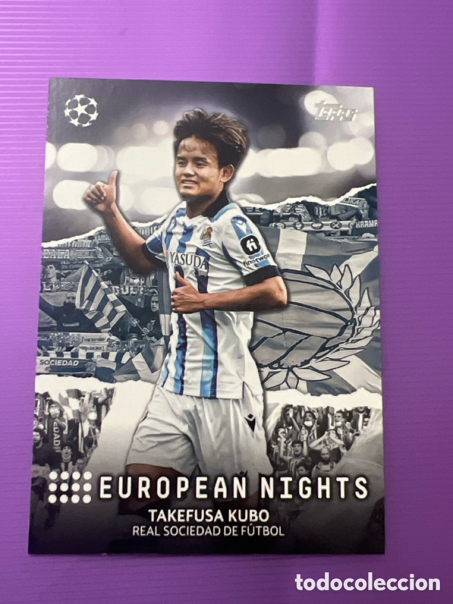 Cromos de f&uacute;tbol: C9158. Takefusa Kubo Real Sociedad Topps Soccer European Nights