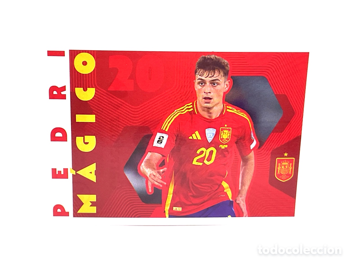 Cromos de f&uacute;tbol: N&ordm; 69. PEDRI MAGICO . COLECCI&Oacute;N CARREFOUR MUNDIAL 2026. PANINI.