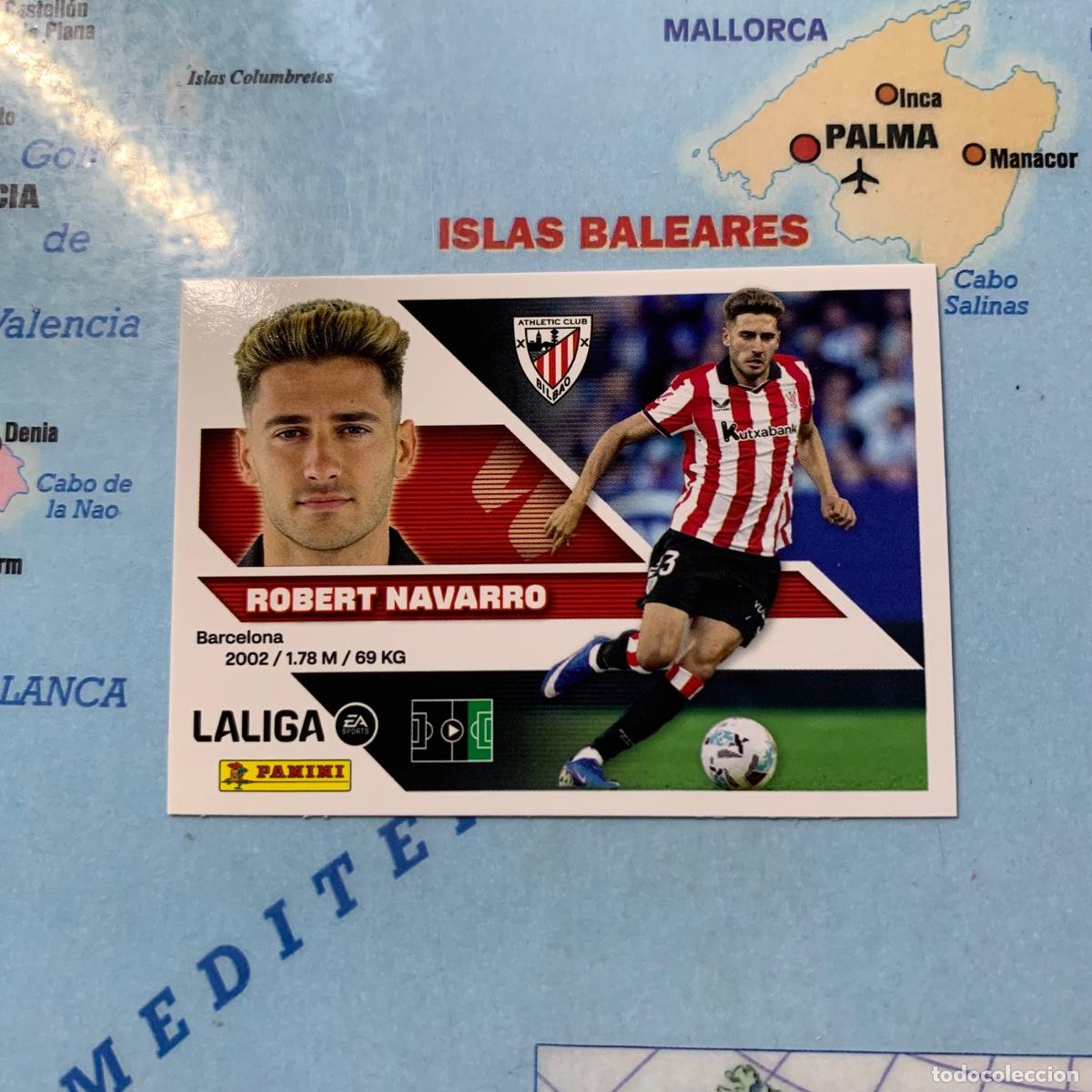 Cromos de f&uacute;tbol: Robert Navarro n&uacute;mero 17A del Athletic de Bilbao cromo de la liga este 26-27 2026-2027