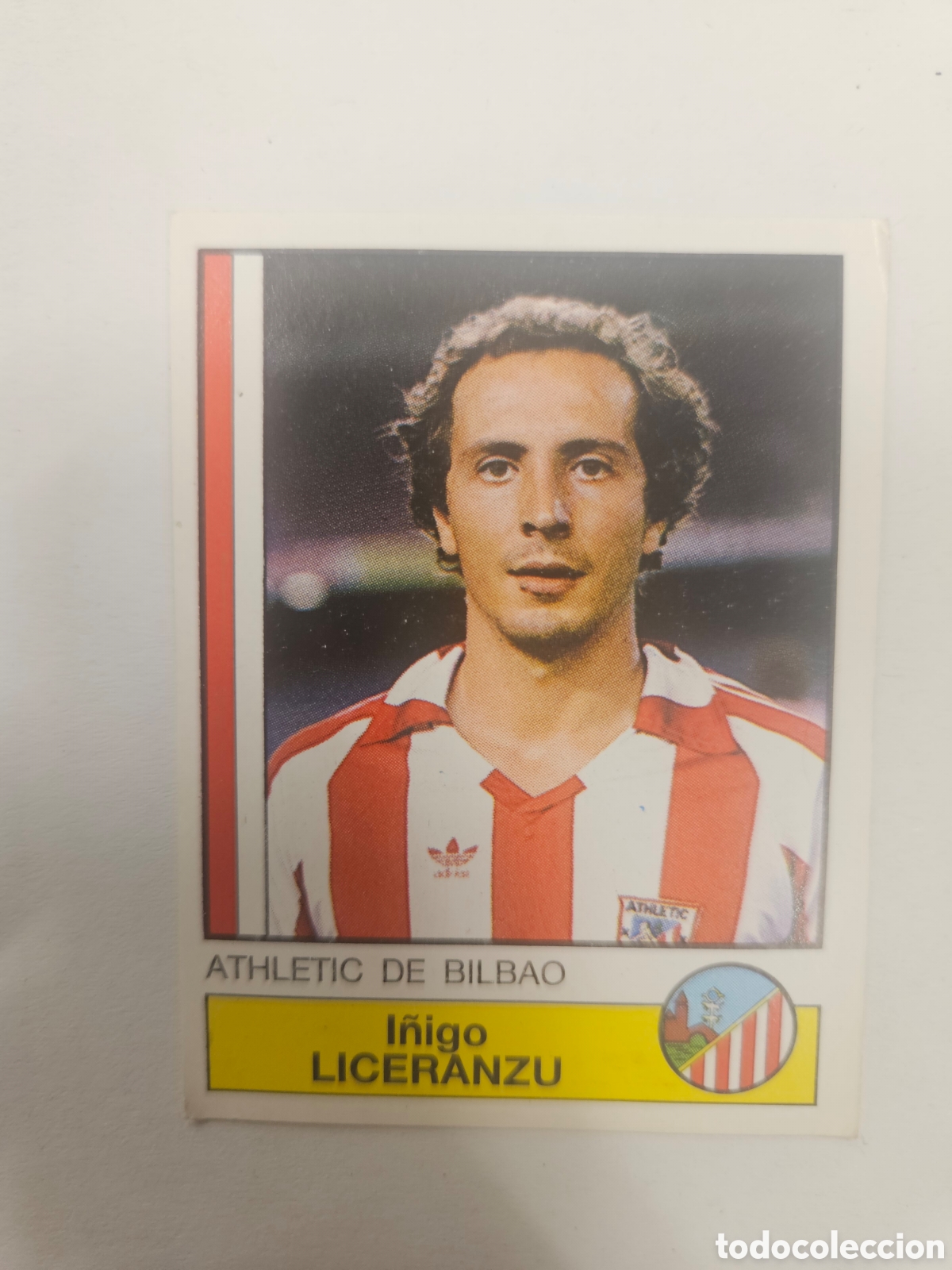 Cromos de f&uacute;tbol: N&deg;6 Liceranzu (Athletic Bilbao) Liga 86-87 F&Uacute;TBOL 87 PANINI. Nunca pegado, sin pegar