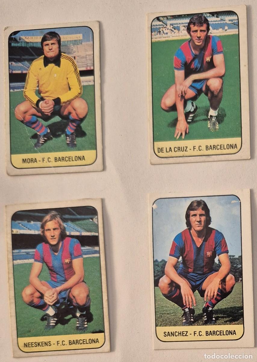 Fu&szlig;ball-Sticker: lote 4 cromos ediciones este 78-79 1978-1979 Barcelona
