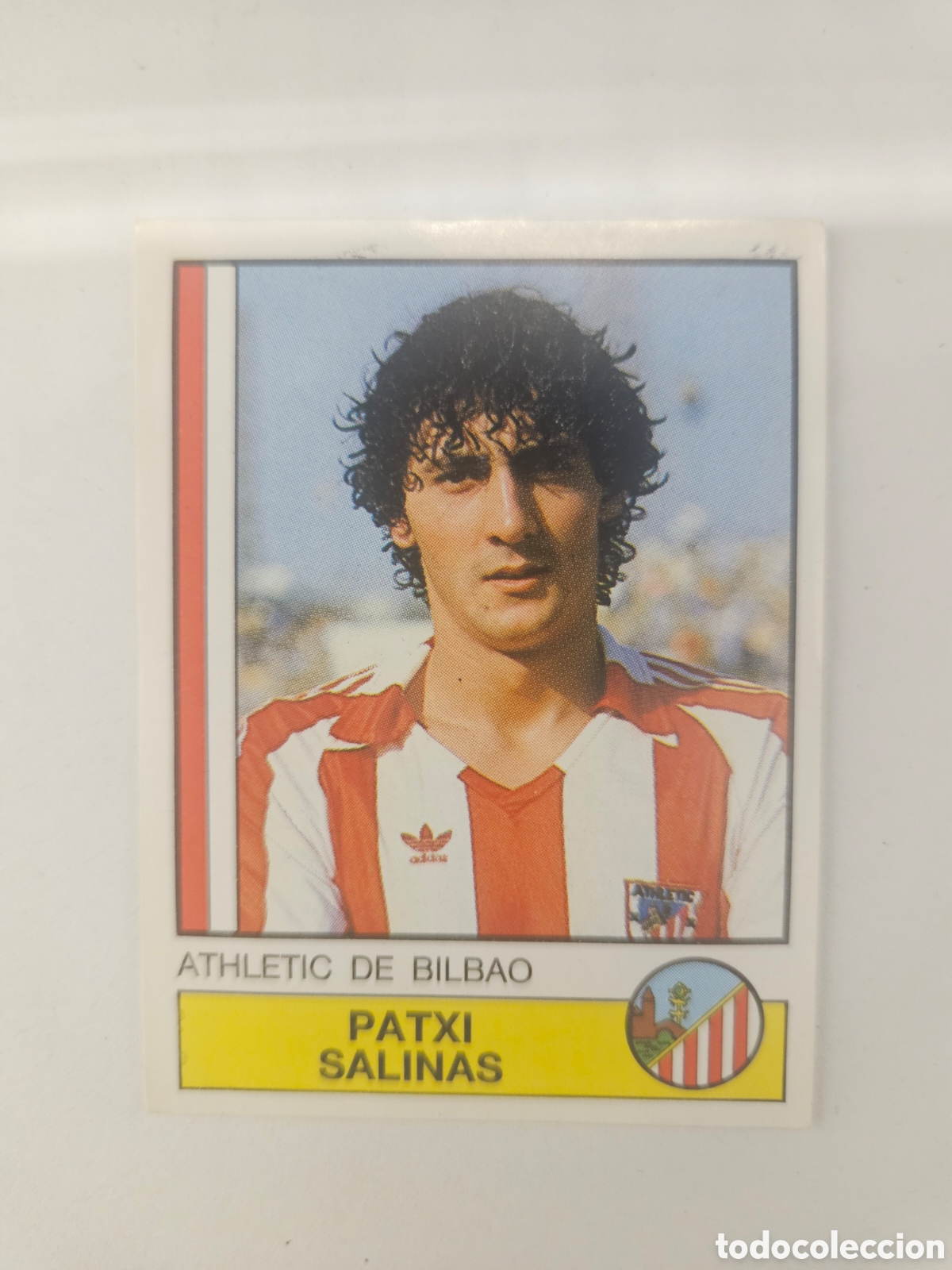 Fu&szlig;ball-Sticker: PANINI 86 87 FUTBOL 87 N&ordm; 9 PATXI SALINAS ATHLETIC BILBAO 1986 1987 NUNCA PEGADO