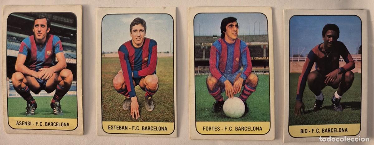 Cromos de f&uacute;tbol: lote 4 cromos ediciones este 78-79 1978-1979 Barcelona