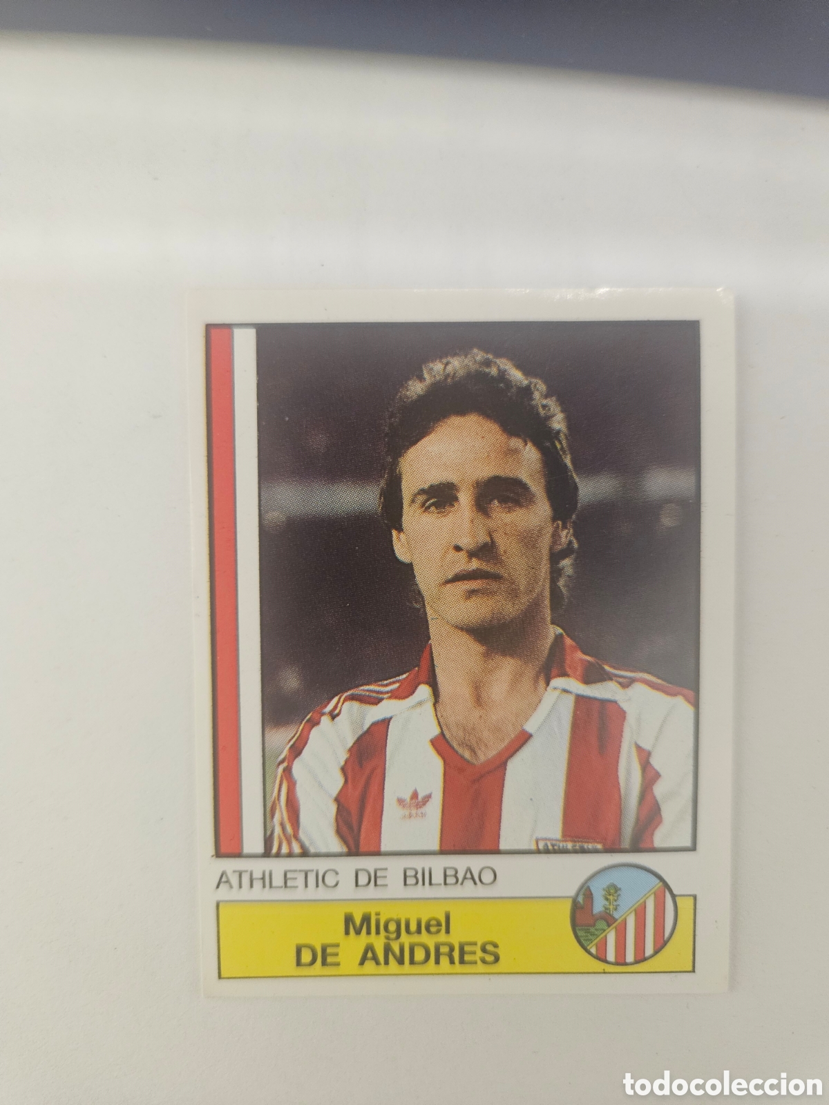 Cromos de f&uacute;tbol: CROMO DE ANDRES 10 ATHLETIC CLUB DE BILBAO FUTBOL 87 86 LIGA 1986 1987 PANINI NUNCA PEGADO