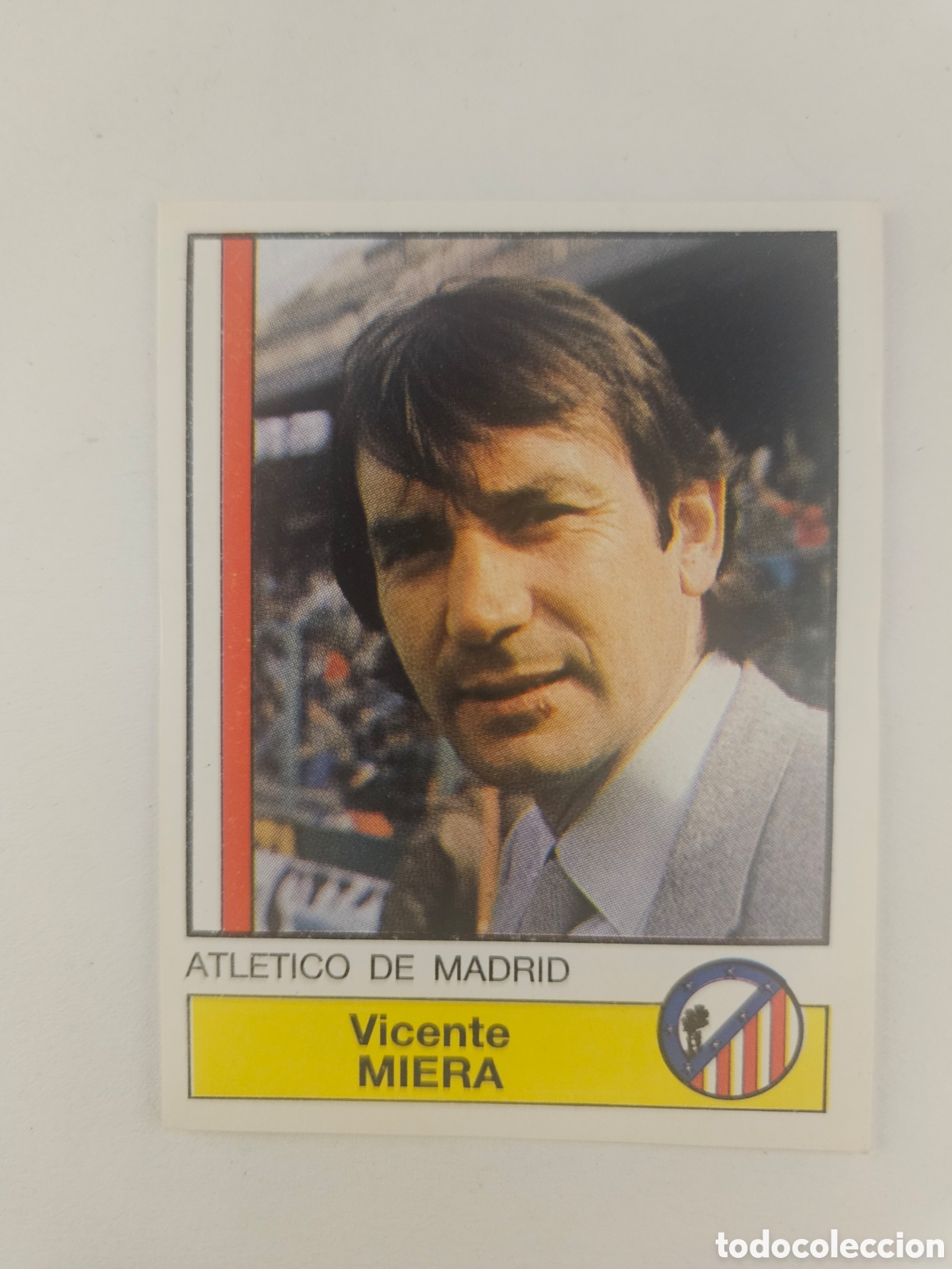 Cromos de f&uacute;tbol: N&deg;21 Entrenador Vicente Miera (Atl&eacute;tico Madrid) liga 86-87 FUTBOL 87 PANINI. Nunca pegado