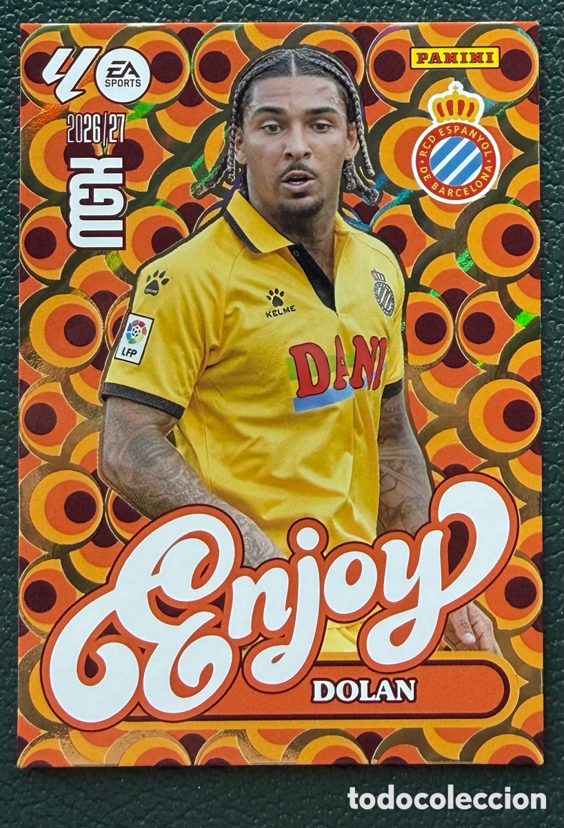 Cartes &agrave; collectionner de Football: 382 DOLAN RCD ESPANYOL ENJOY FICHAS ALBUM MEGACRACKS 2026 2027 MGK 26 27
