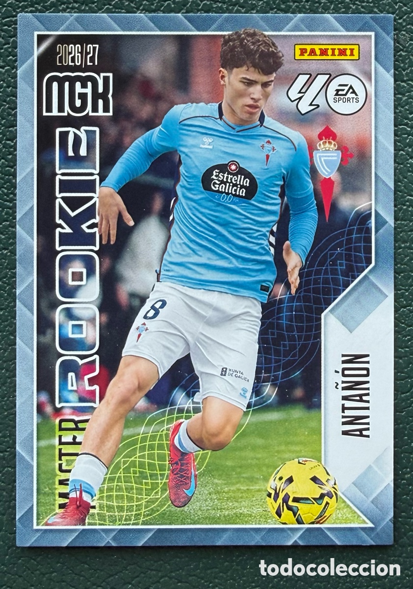 Fu&szlig;ball-Sticker: 407 ANTA&Ntilde;ON CELTA DE VIGO MASTER ROOKIE FICHAS ALBUM MEGACRACKS 2026 2027 MGK 26 27