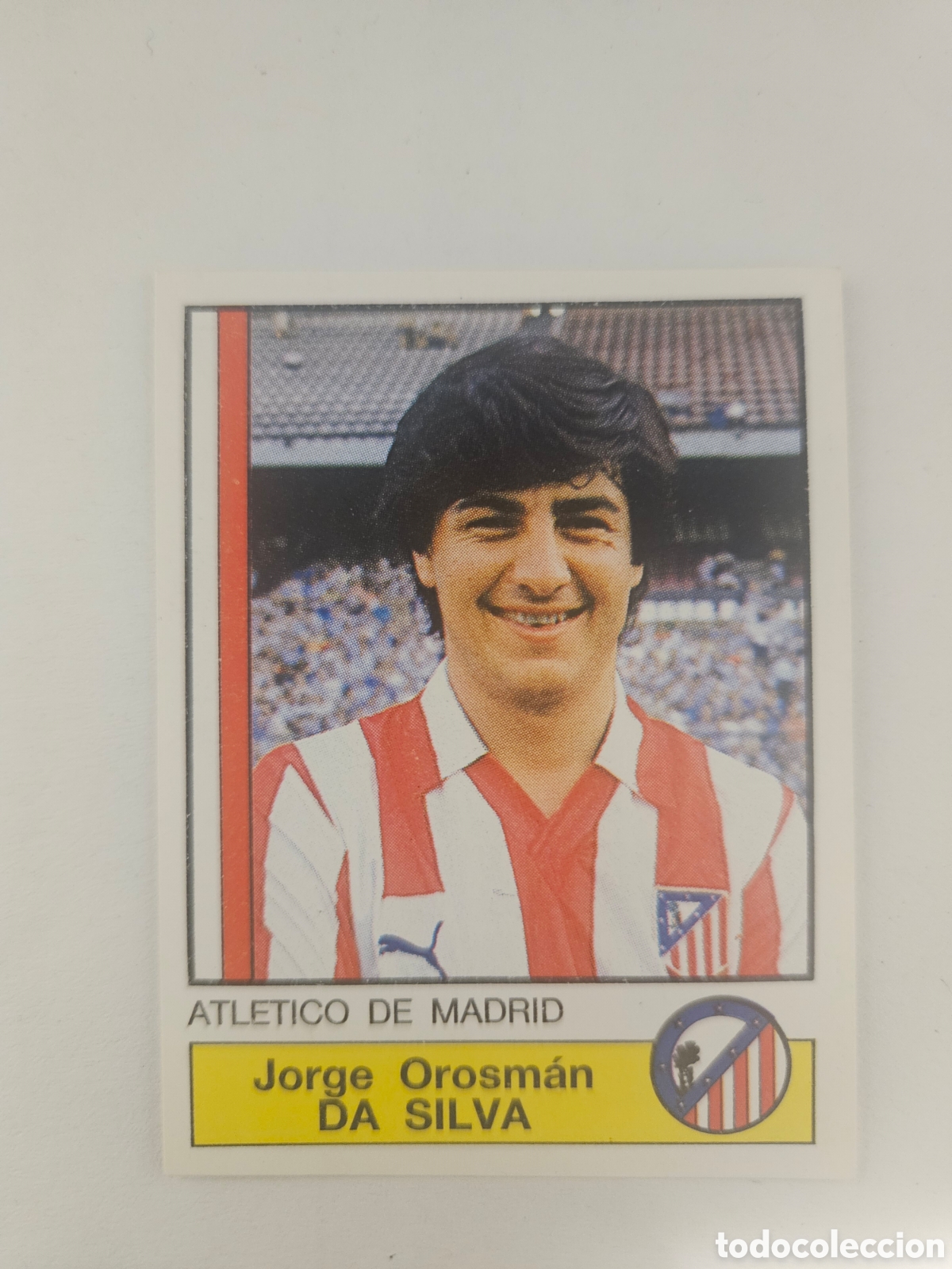 Cromos de f&uacute;tbol: DA SILVA N&ordm; 33 ATLETICO DE MADRID FUTBOL 87 PANINI 1987 NUEVO SIN PEGAR