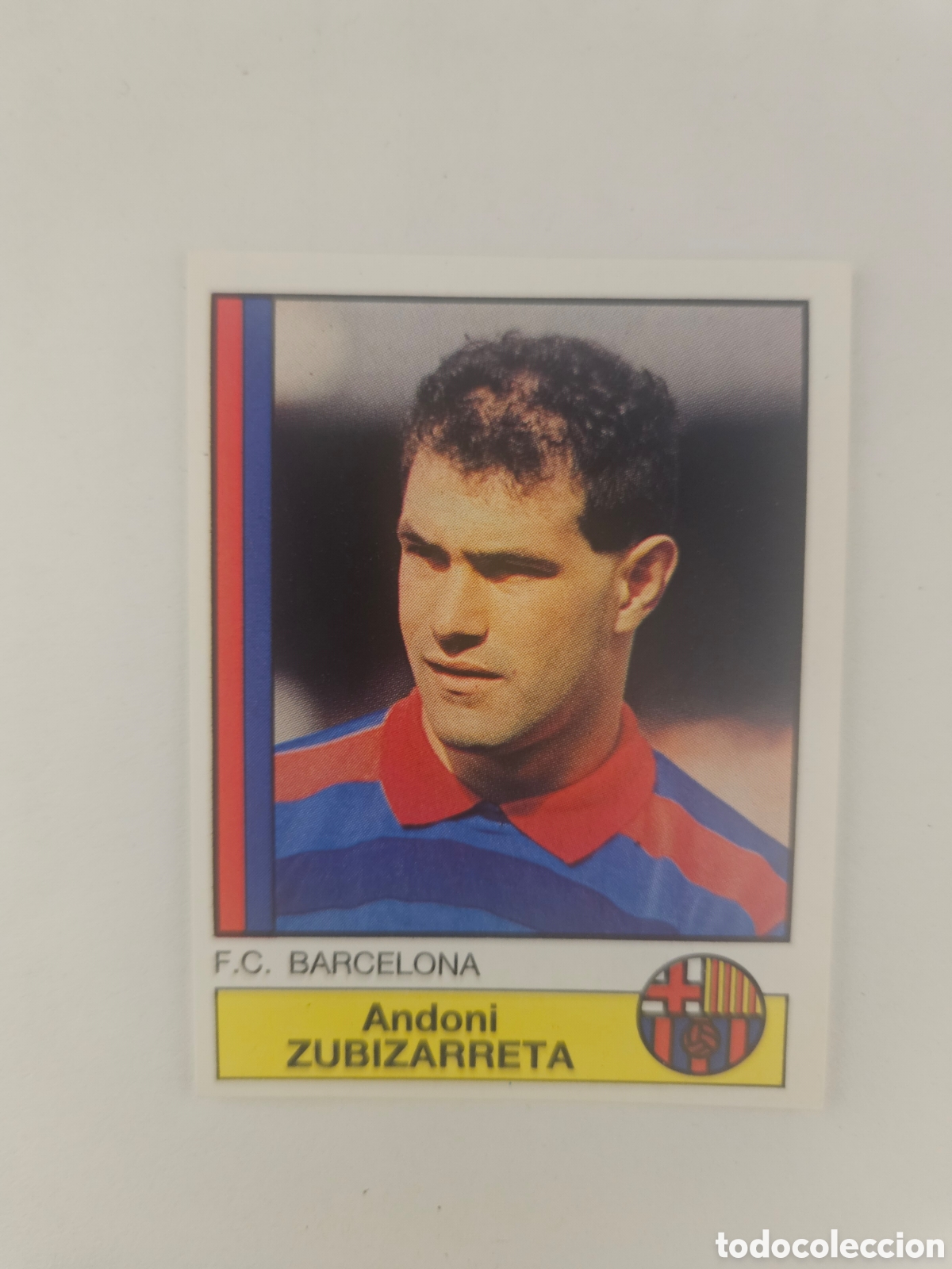 Cromos de f&uacute;tbol: ZUBIZARRETA DEL BARCELONA N&ordm; 41 F&Uacute;TBOL 87 PANINI LIGA 1986 - 1987 86 - 87