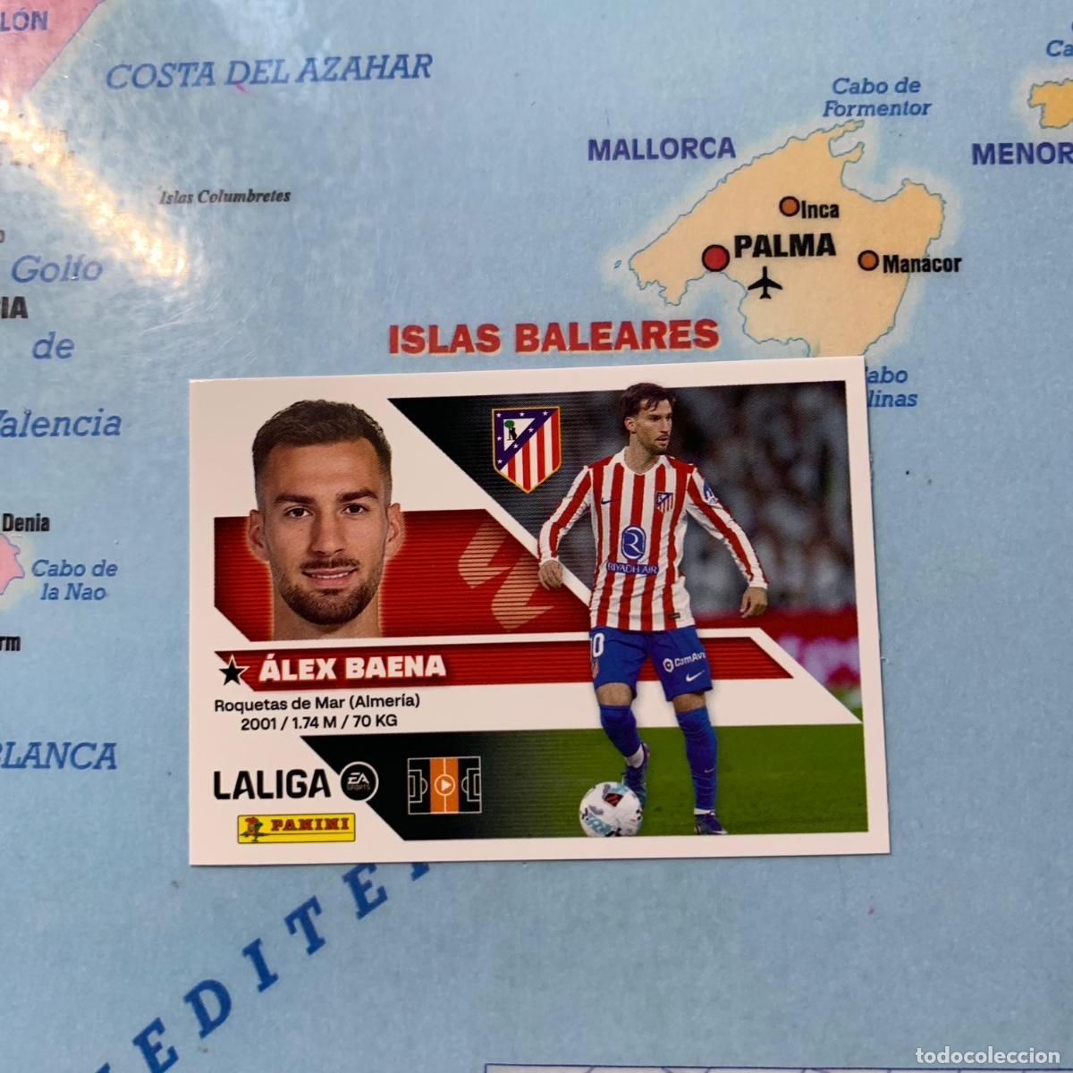 Cromos de f&uacute;tbol: Baena n&uacute;mero 15 del Atl&eacute;tico de Madrid cromo liga este 26-27 2026-2027