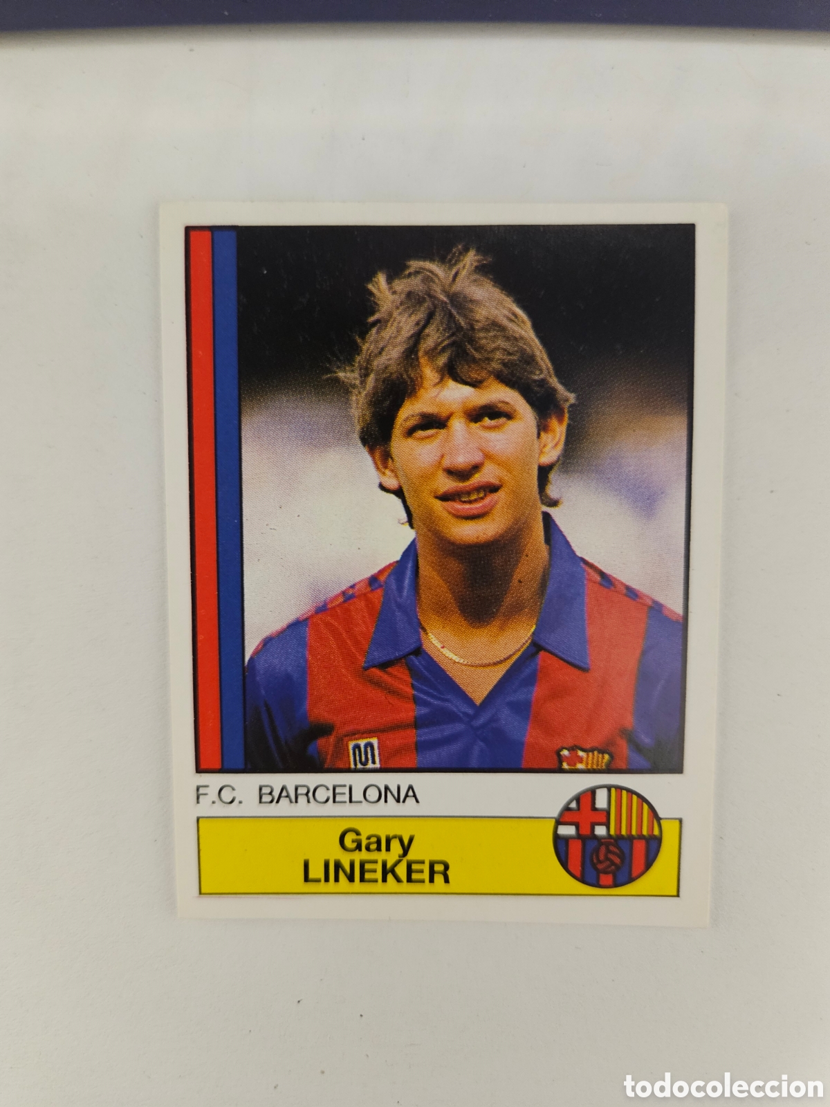 Cromos de f&uacute;tbol: LINEKER N&ordm; 51 BARCELONA EDITORIAL PANINI LIGA 87 TEMPORADA 86 87 NUEVO NUNCA PEGADO