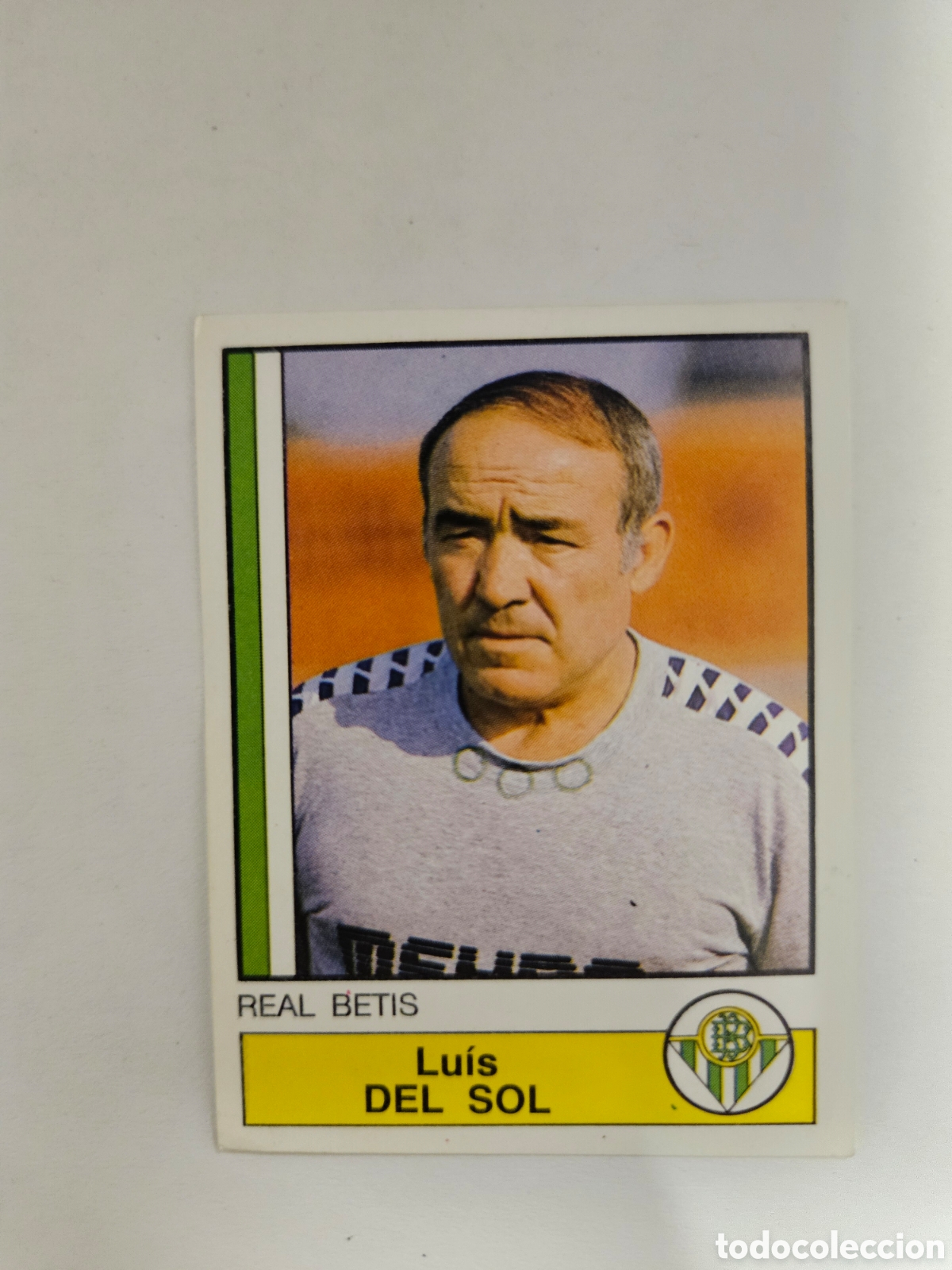 Cromos de f&uacute;tbol: CROMO LIGA FUTBOL 87 PANINI N&ordm; 59 LUIS DEL SOL (BETIS) ENTRENADOR - SIN PEGAR - 1987