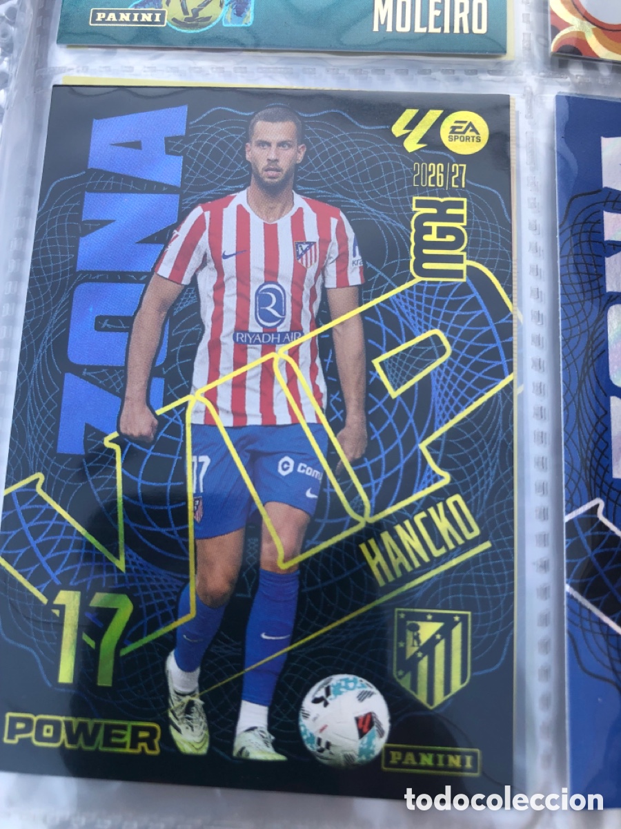 Cromos de f&uacute;tbol: MEGACRACKS 2026/27 CARD ZONA VIP power 17 hancko 397p at Madrid