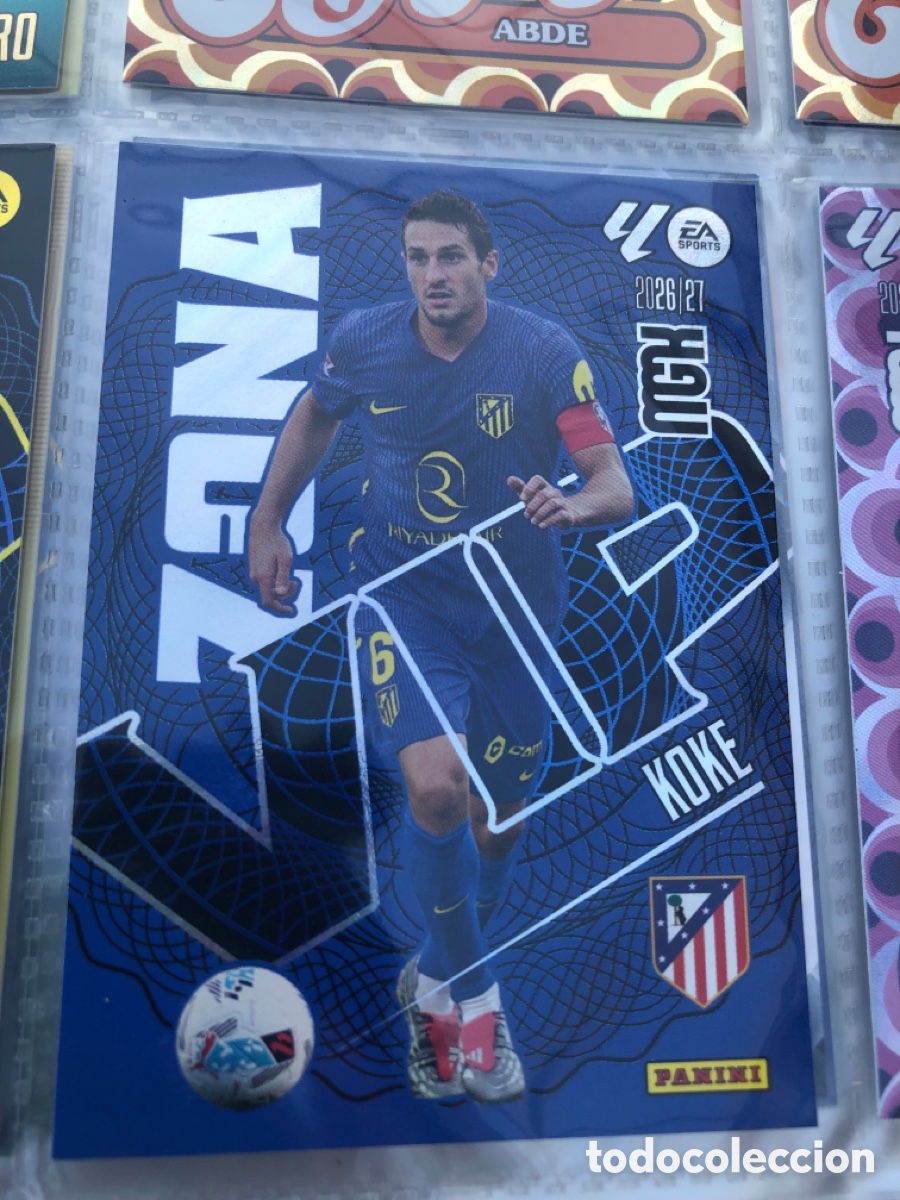 Cromos de f&uacute;tbol: MEGACRACKS 2026/27 CARD ZONA VIP Koke 400 at mafrid