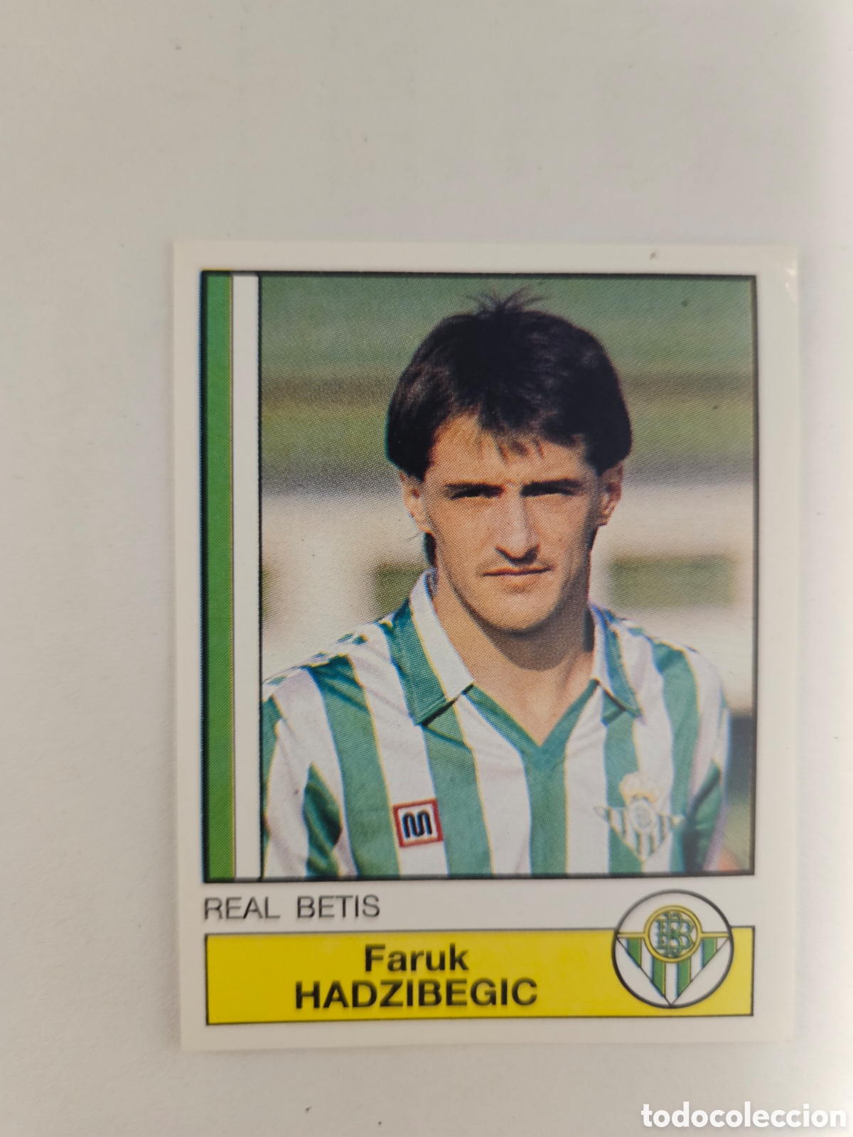 Cromos de f&uacute;tbol: PANINI 86 87 FUTBOL 87 N&ordm; 62 HADZIBEGIC BETIS 1986 1987 NUNCA PEGADO
