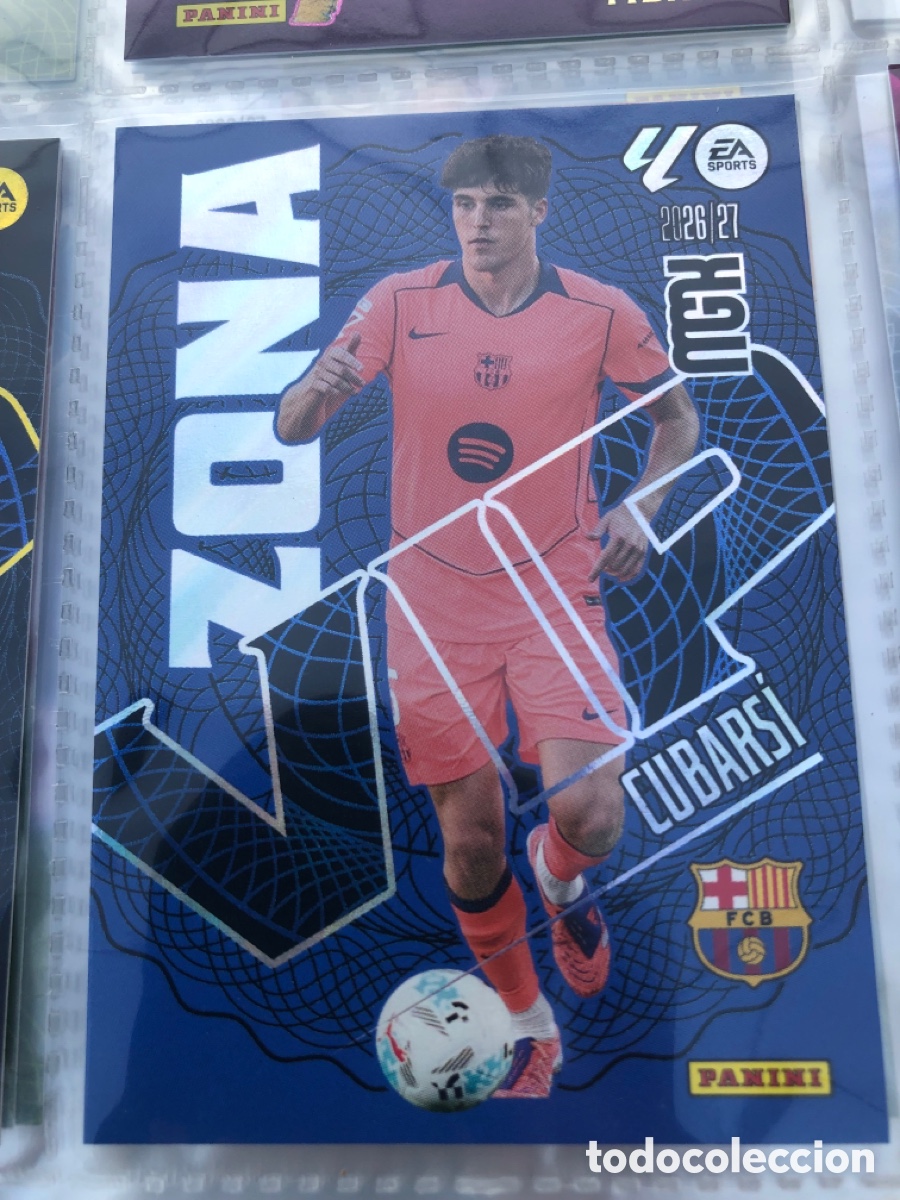 Cromos de f&uacute;tbol: MEGACRACKS 2026/27 CARD ZONA VIP curbasi 401 Barcelona