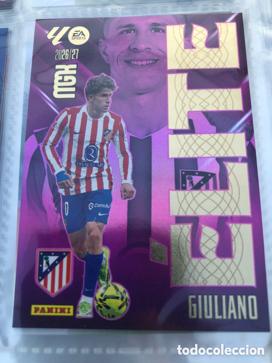 Cromos de f&uacute;tbol: MEGACRACKS 2026 27 ELITE GIULIANO 7 ATLETICO DE MADRID