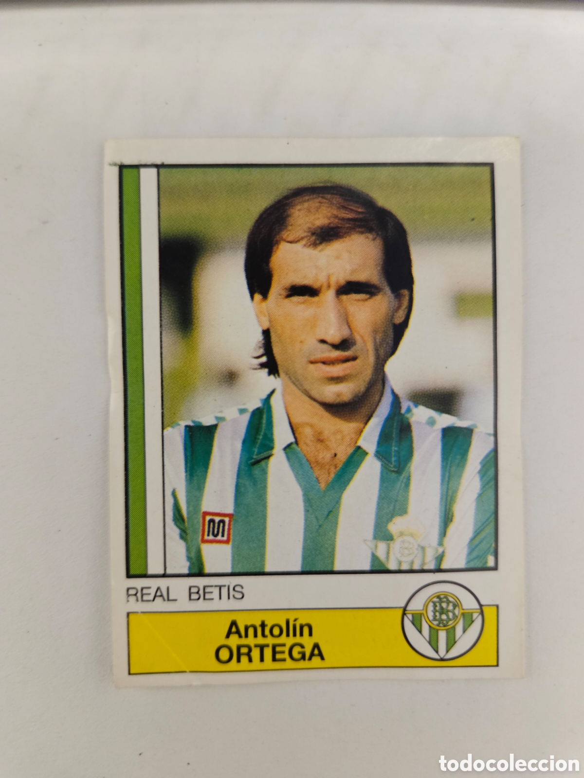 Cromos de f&uacute;tbol: REAL BETIS 68 ANTOLIN ORTEGA CROMO Panini 1986-1987 86-87 F&uacute;tbol 87 Nunca pegado