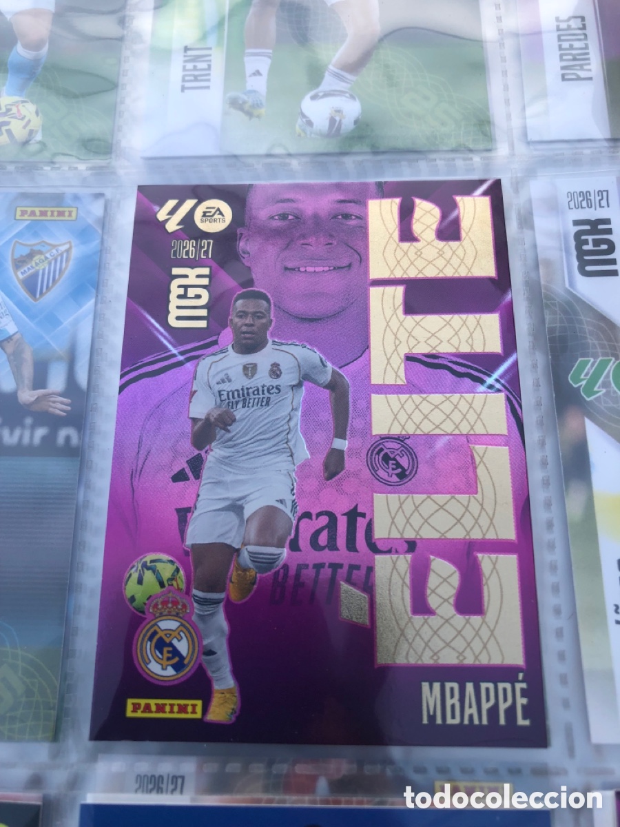 Cromos de f&uacute;tbol: Mbapp&eacute; 10 Elite Megacracks 2026-27 - Real Madrid