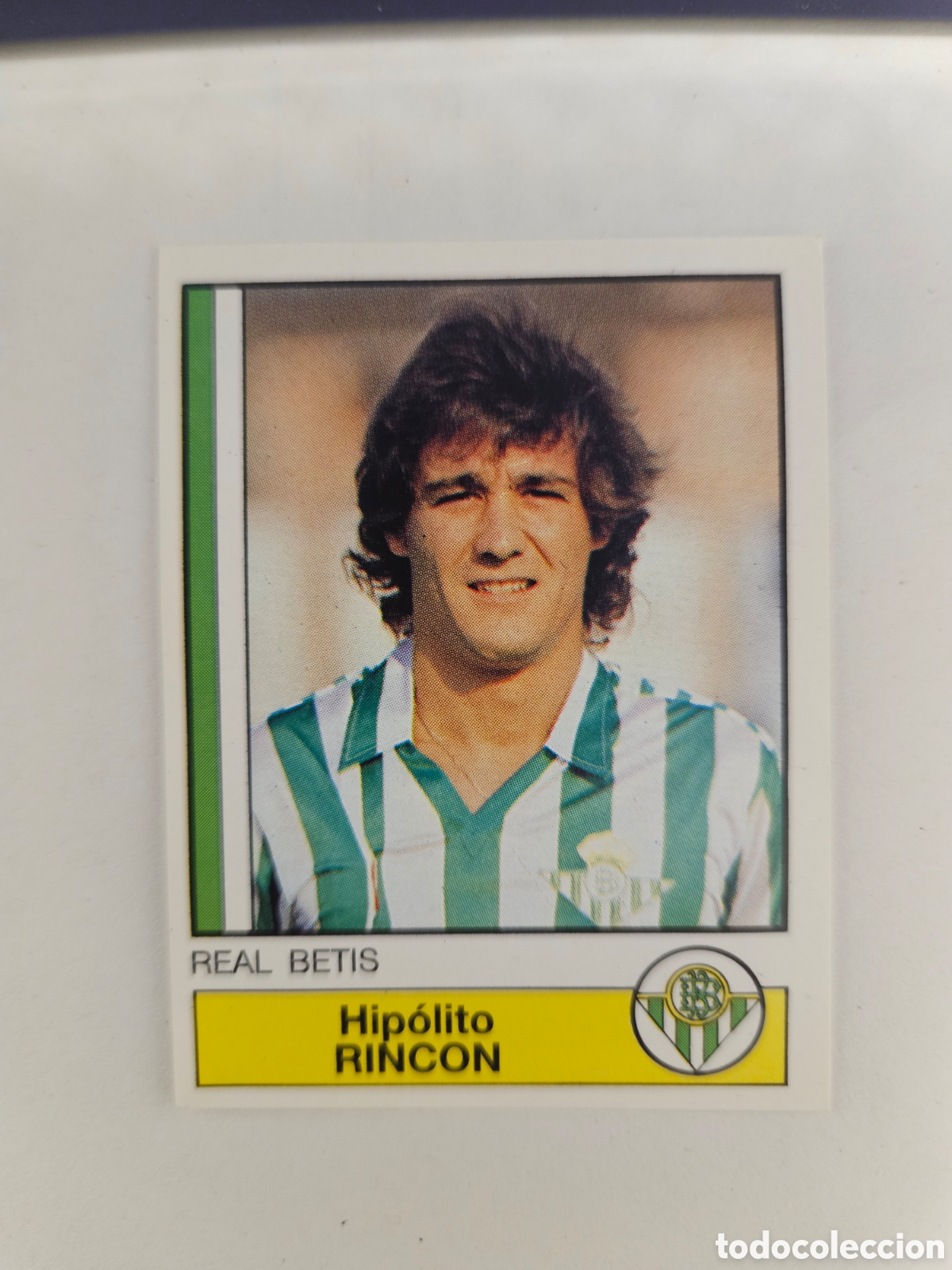 Cromos de f&uacute;tbol: PANINI - FUTBOL 87 - 71 - BETIS - RINCON - NUNCA PEGADO