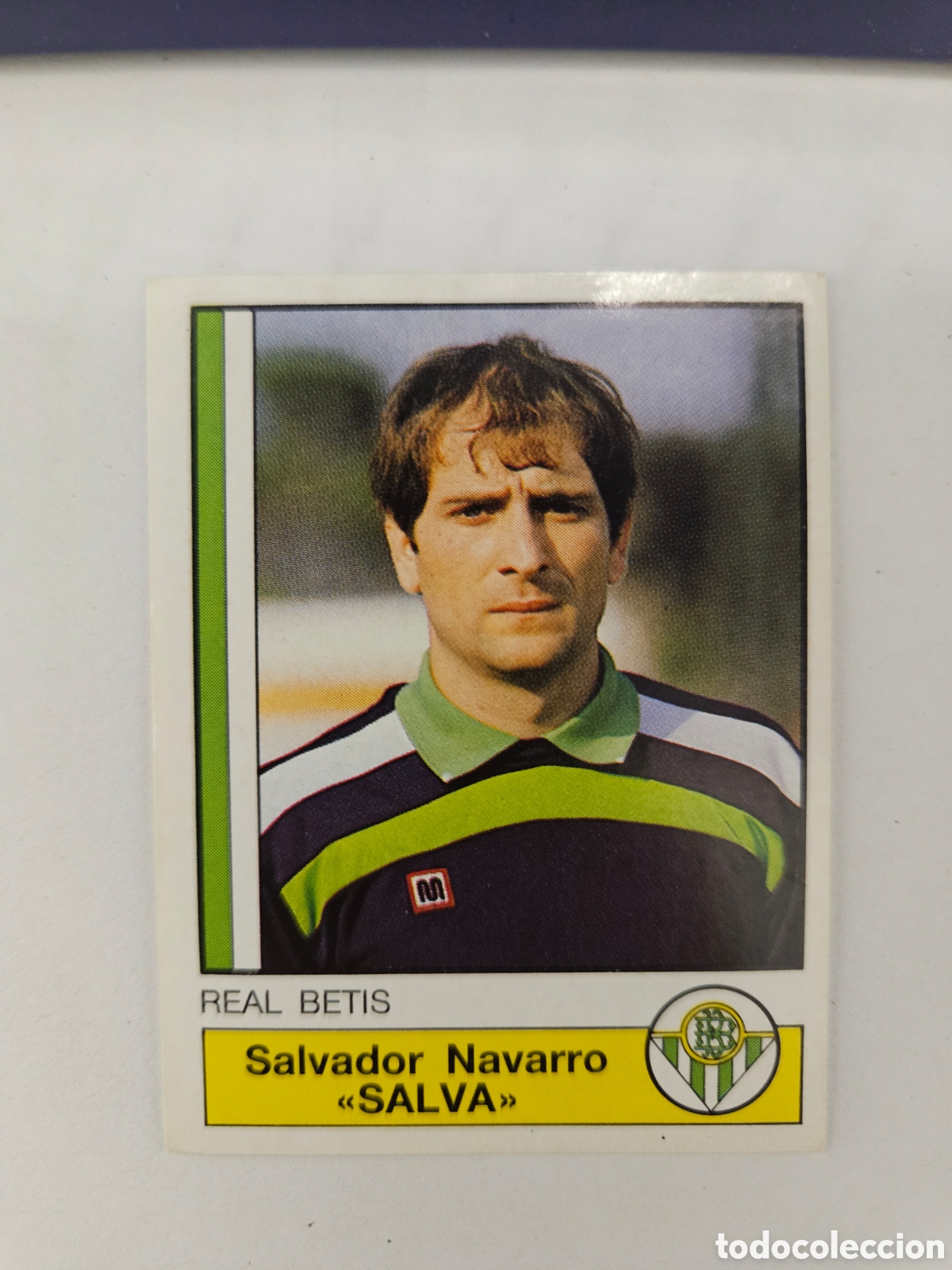 Cromos de f&uacute;tbol: PANINI 86 87 FUTBOL 87 N&ordm; 74 SALVA BETIS 1986 1987 NUNCA PEGADO