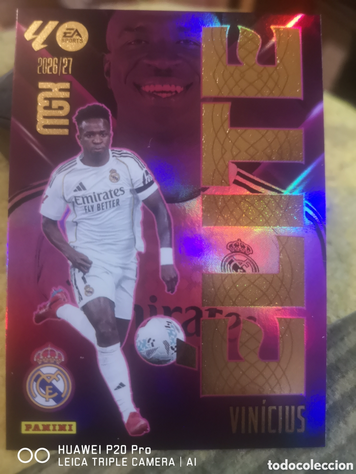Cromos de f&uacute;tbol: MEGACRACKS 2026 27 ELITE 18 VINICIUS - REAL MADRID