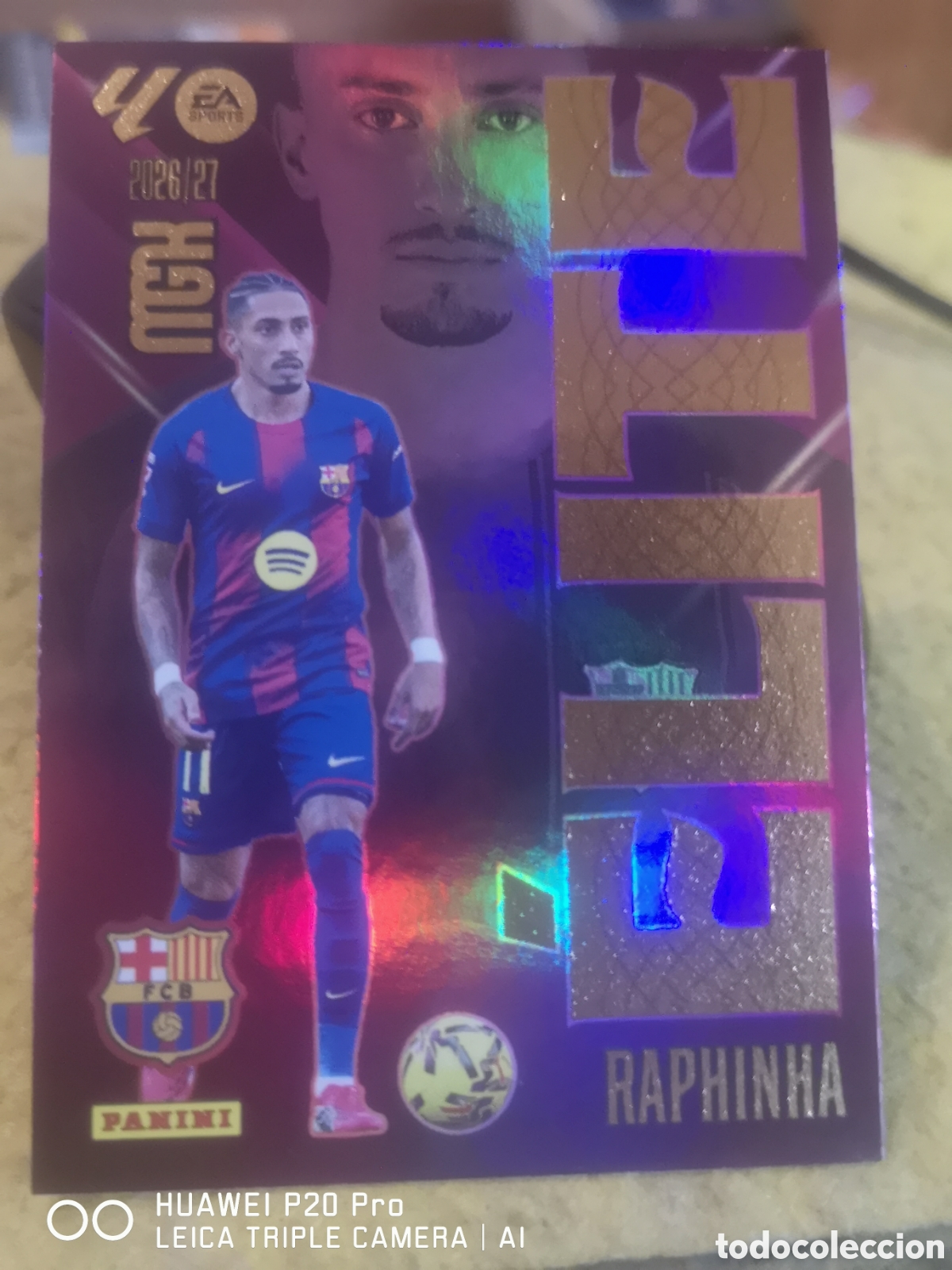 Cromos de f&uacute;tbol: MEGACRACKS 2026 27 ELITE 16 RAPHINHA - BARCELONA
