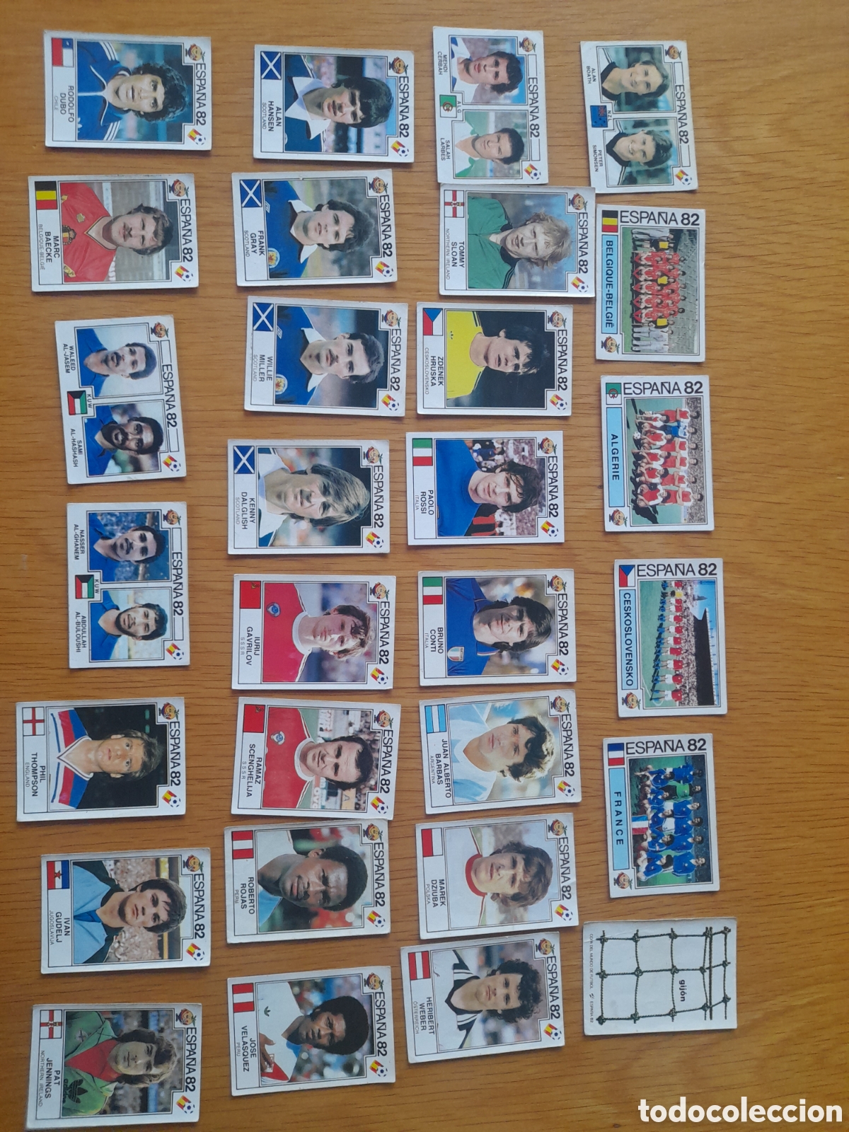 Cromos de f&uacute;tbol: 29 CROMOS ESPA&Ntilde;A 82 1982 ROSSI
