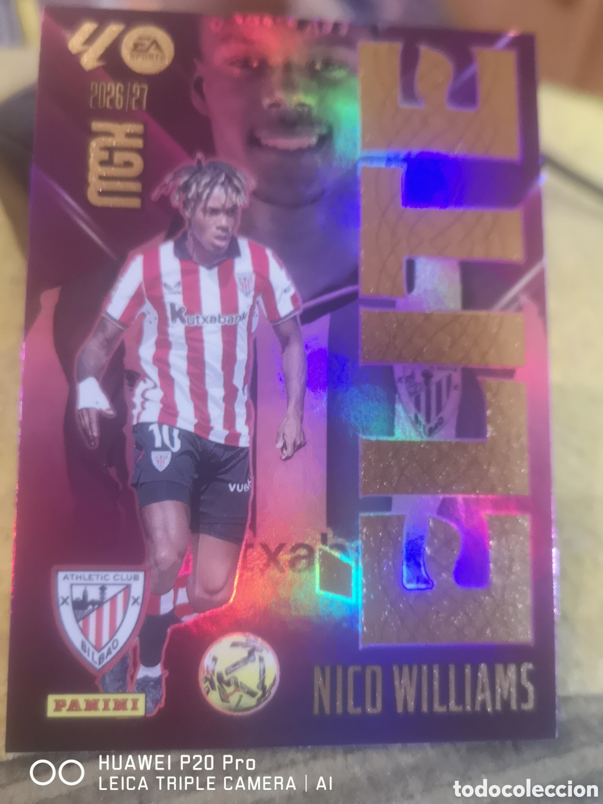 Cromos de f&uacute;tbol: MEGACRACKS 2026 27 ELITE 12 NICO WILLIAMS - ATHLETIC BILBAO