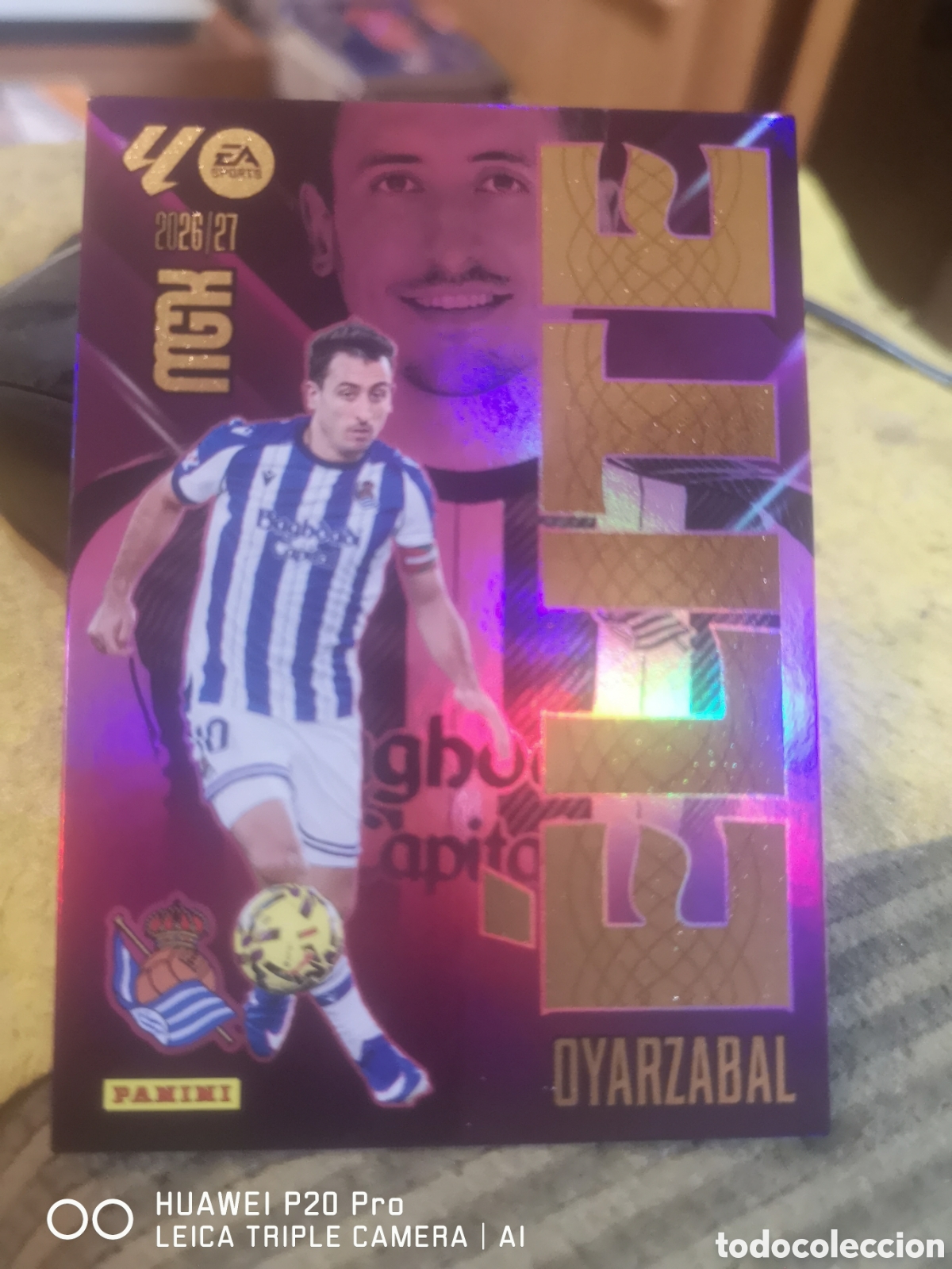 Cromos de f&uacute;tbol: MEGACRACKS 2026 27 ELITE 13 OYARZABAL - REAL SOCIEDAD